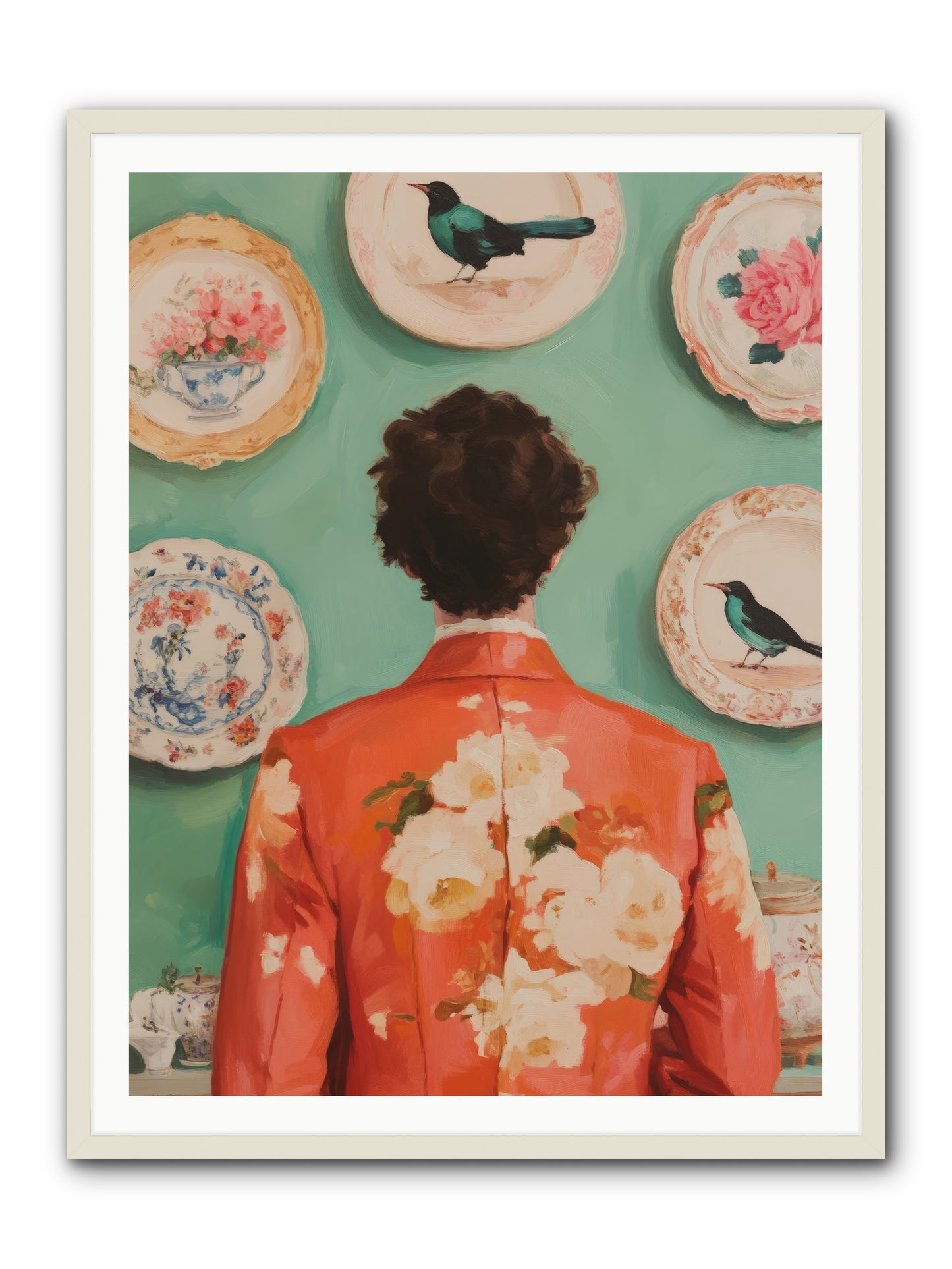 The Porcelain DiariesRez2 -- Framed Print - White 36x48