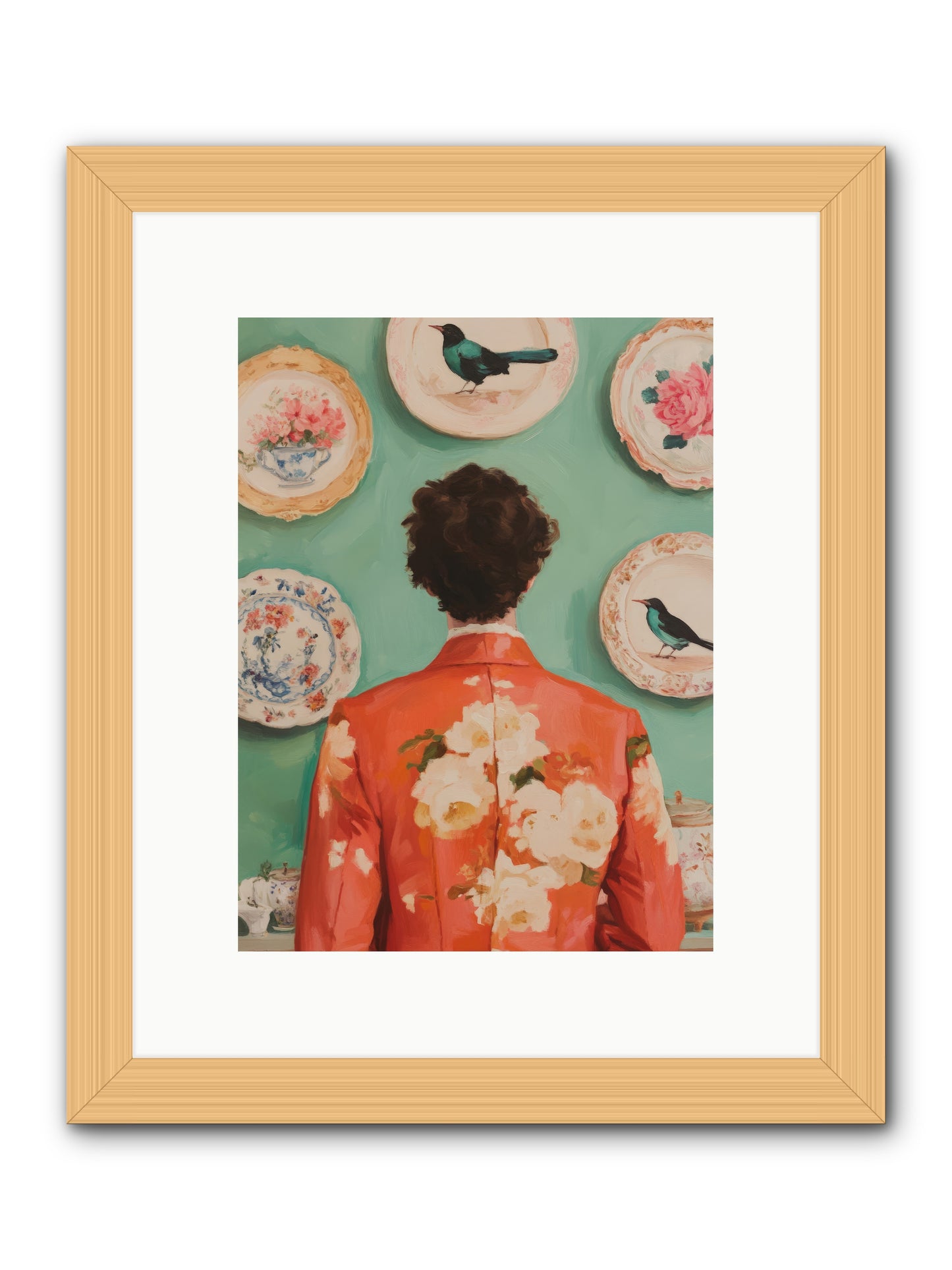 The Porcelain DiariesRez2 -- Framed Print - Natural 9x12