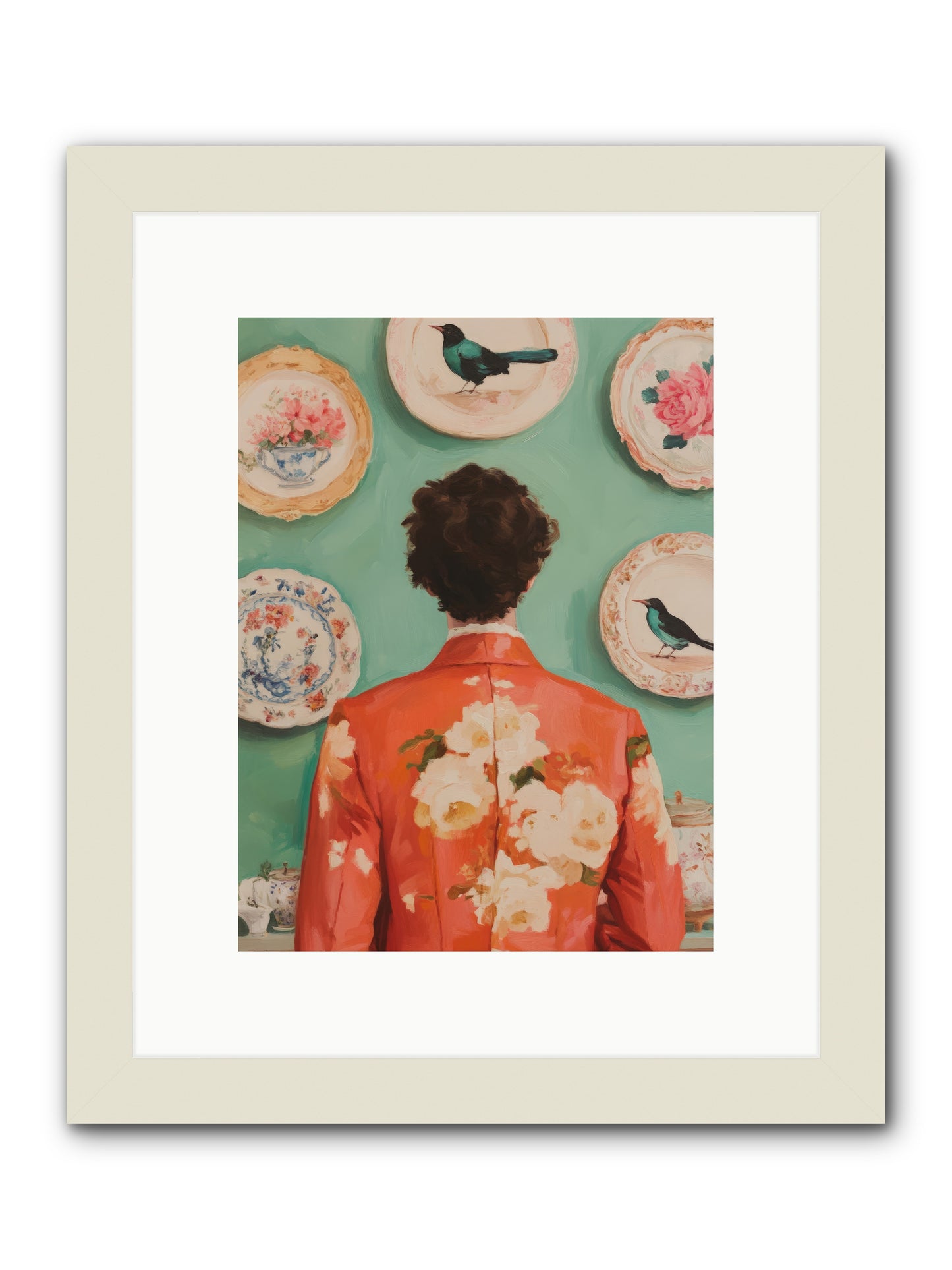 The Porcelain DiariesRez2 -- Framed Print - White 9x12