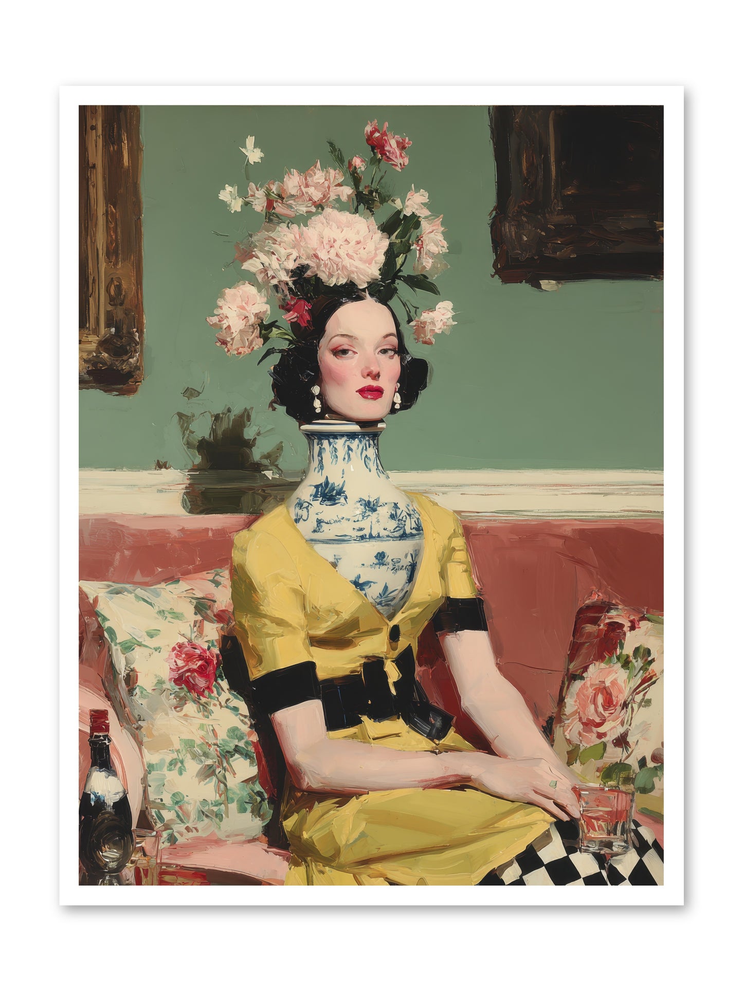 The Porcelain Parlour -- Paper Print 30x40