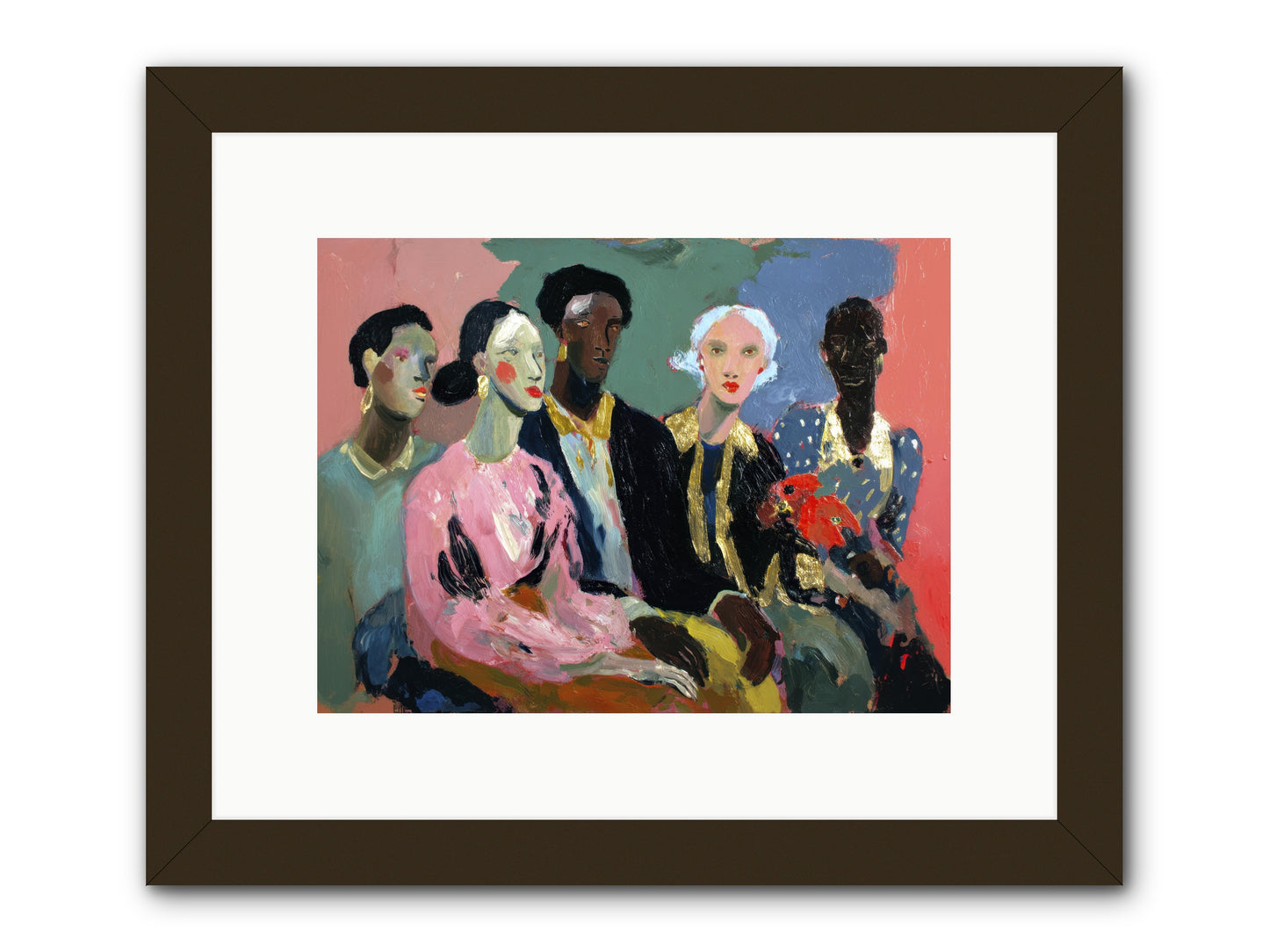 The Portrait Before -- Framed Print - Black 12x9