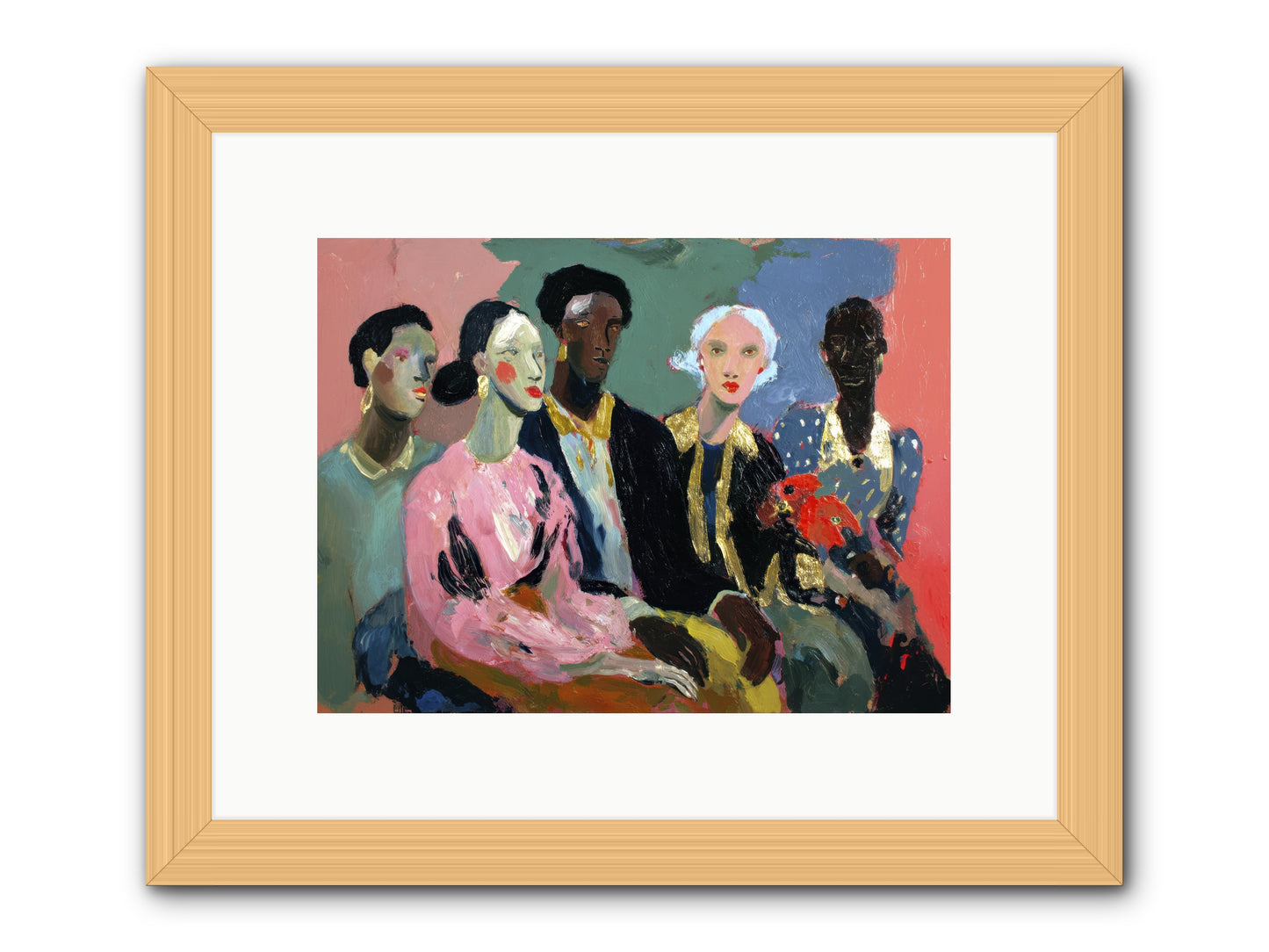 The Portrait Before -- Framed Print - Natural 12x9