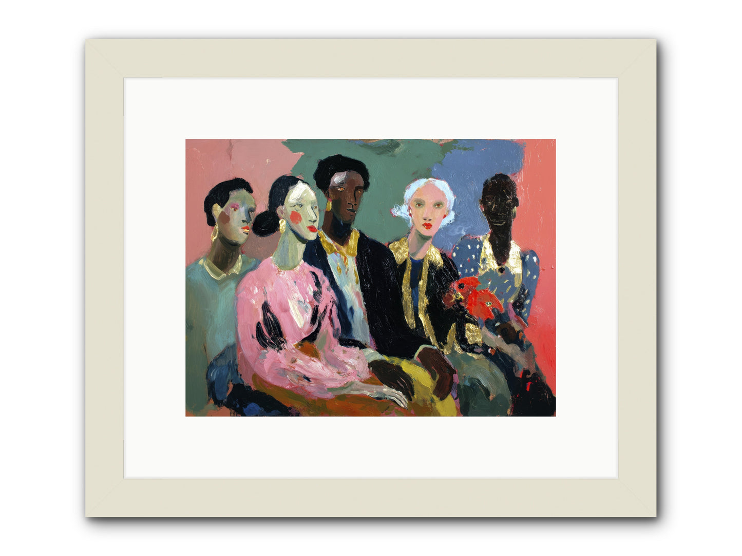 The Portrait Before -- Framed Print - White 12x9