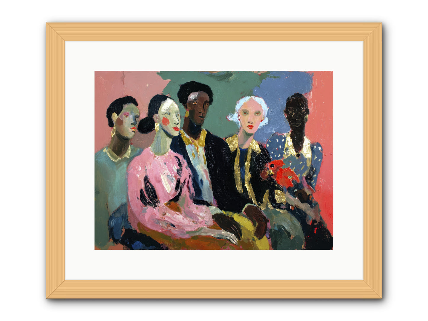 The Portrait Before -- Framed Print - Natural 16x12