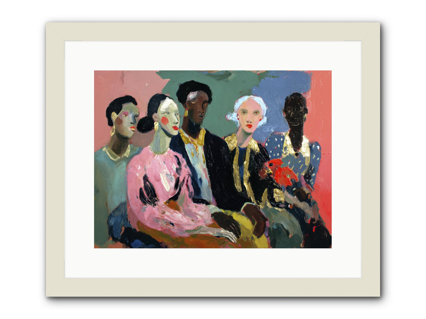 The Portrait Before -- Framed Print - White 16x12