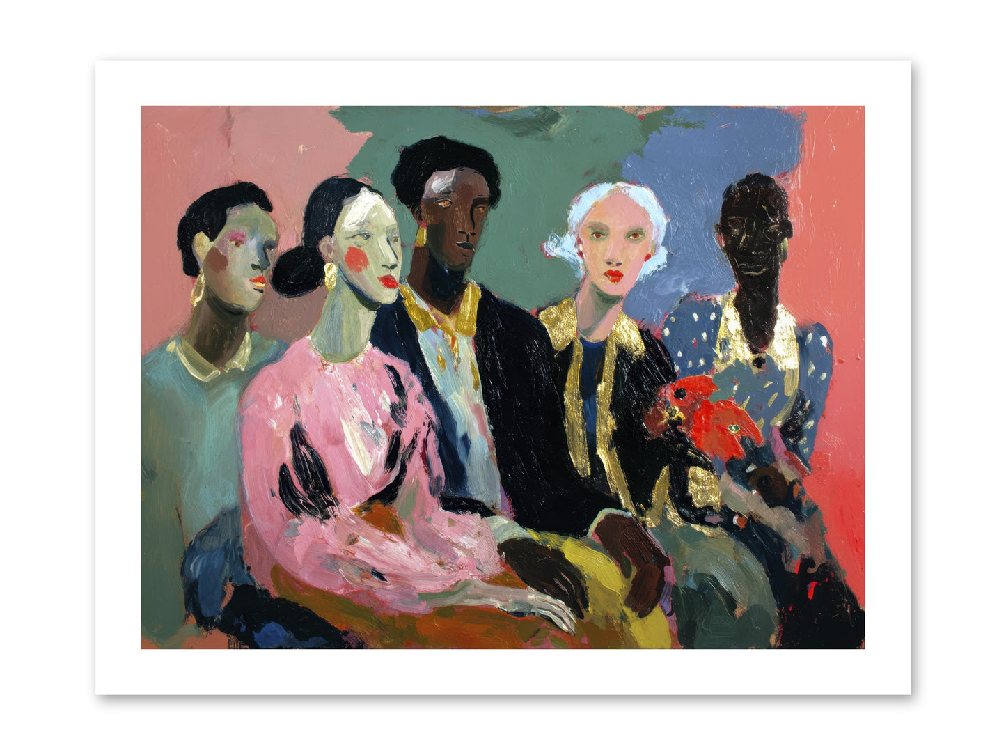 The Portrait Before -- Loose Canvas Print 16x12