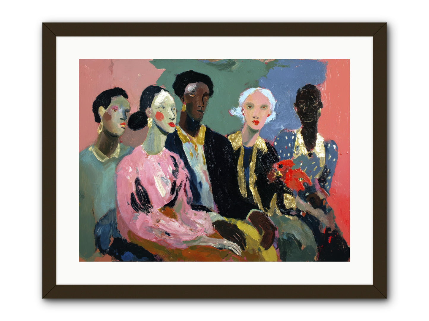 The Portrait Before -- Framed Print - Black 24x18