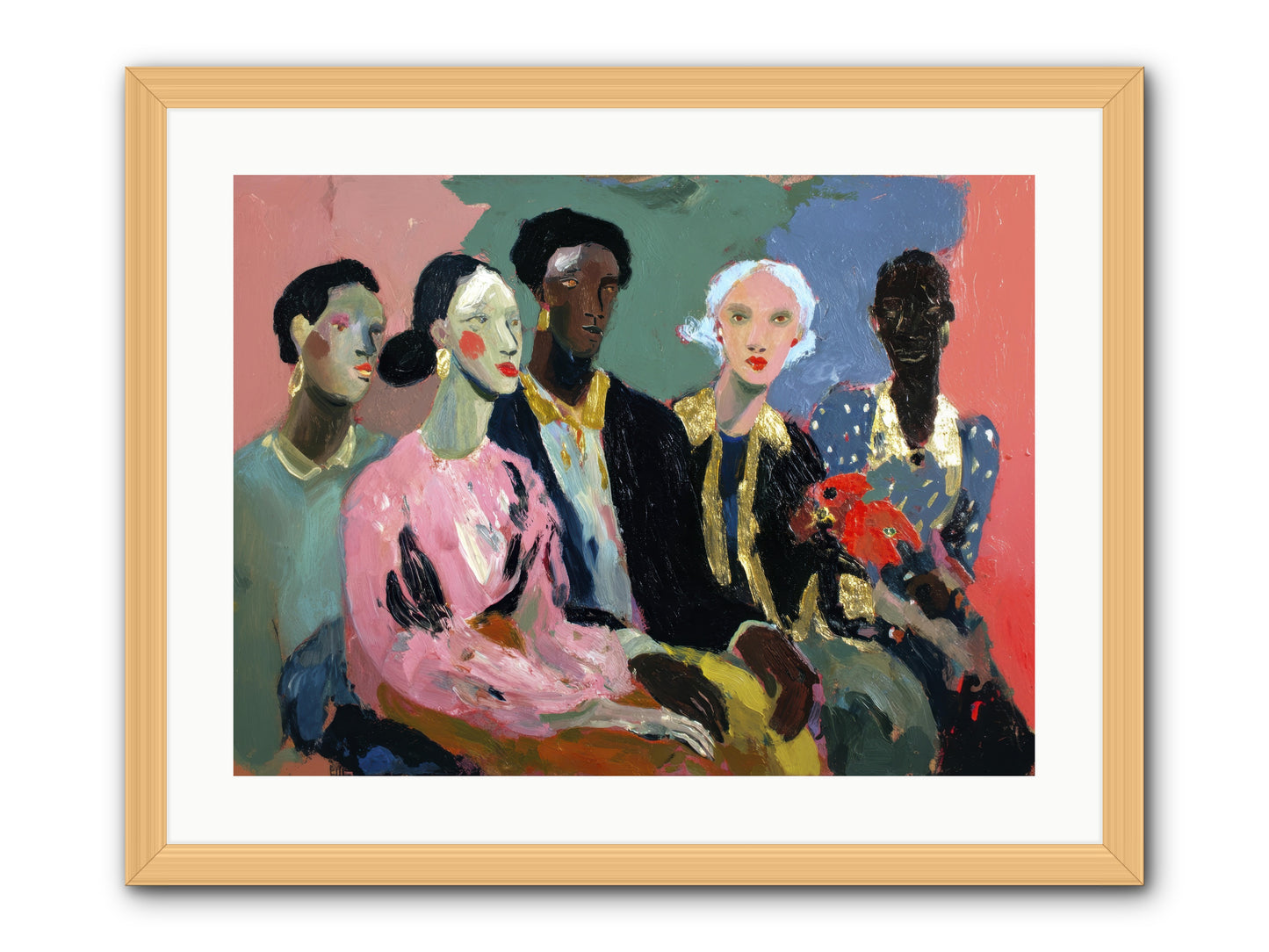 The Portrait Before -- Framed Print - Natural 24x18
