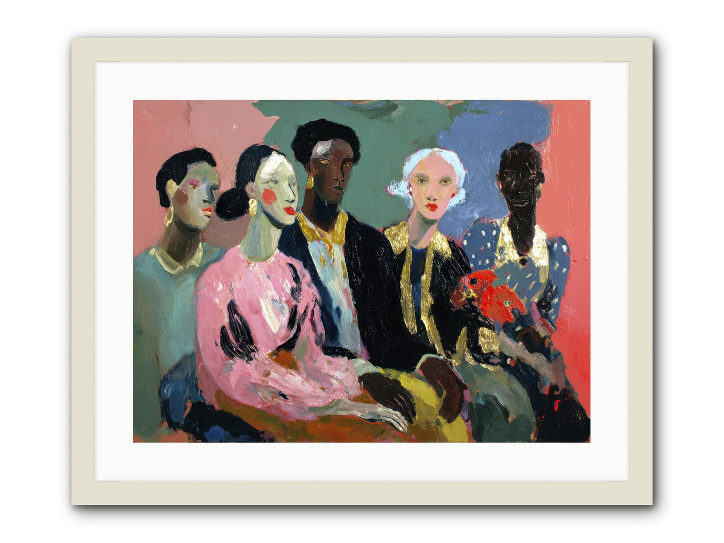 The Portrait Before -- Framed Print - White 24x18