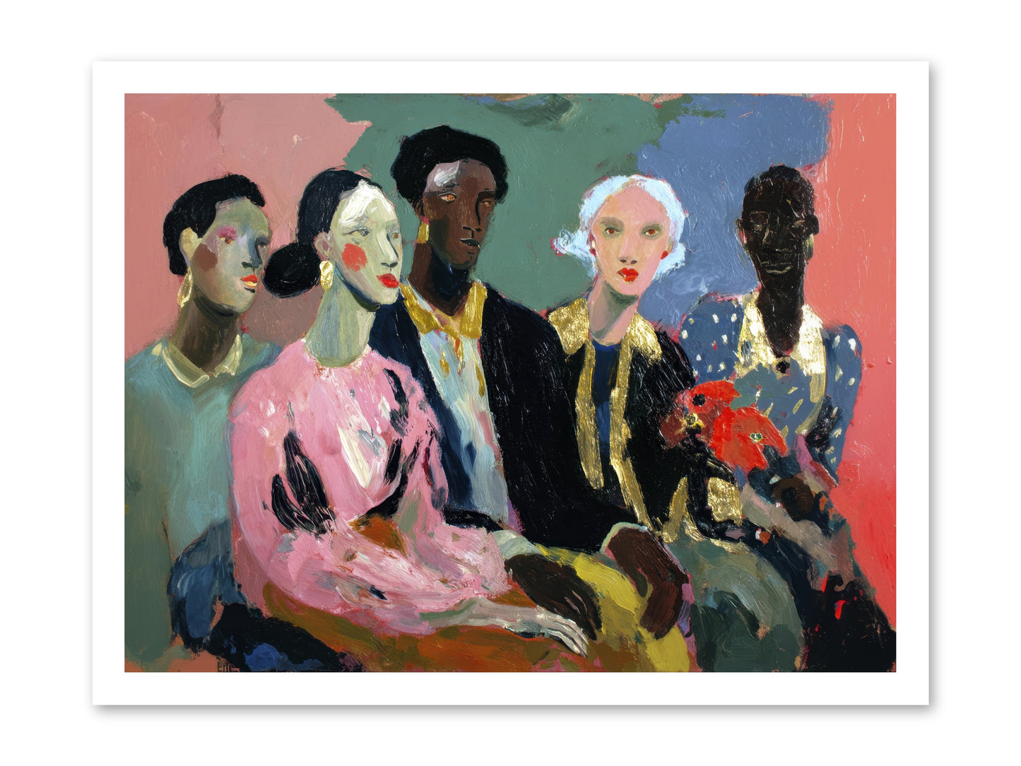 The Portrait Before -- Loose Canvas Print 24x18