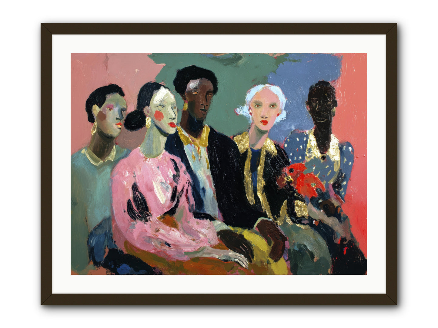 The Portrait Before -- Framed Print - Black 32x24
