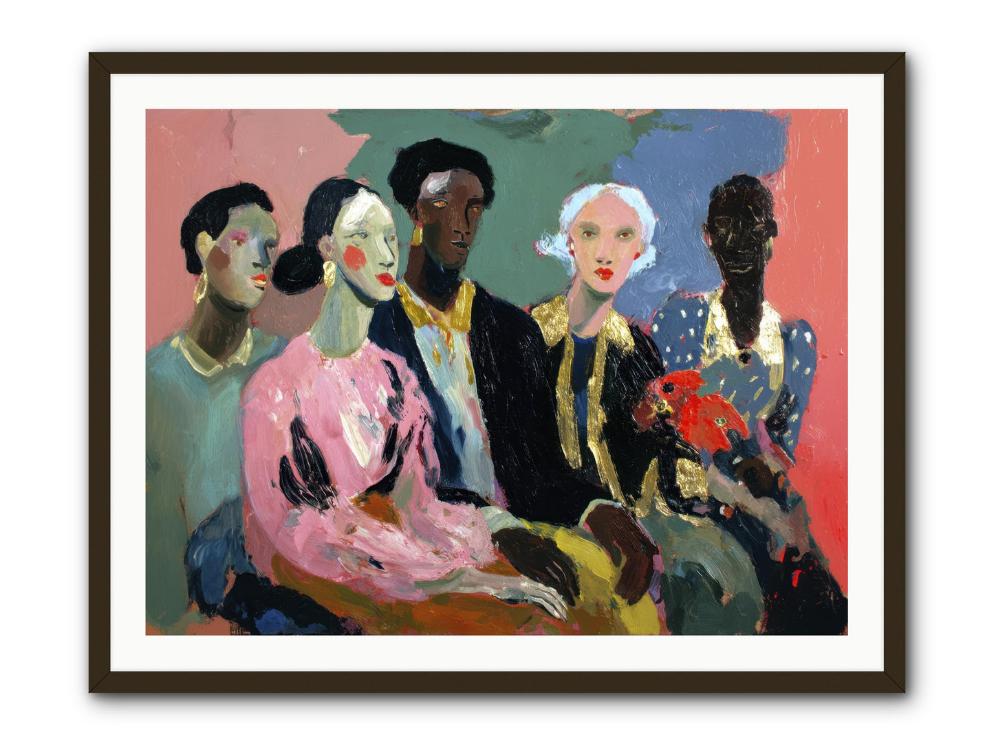 The Portrait Before -- Framed Print - Black 40x30