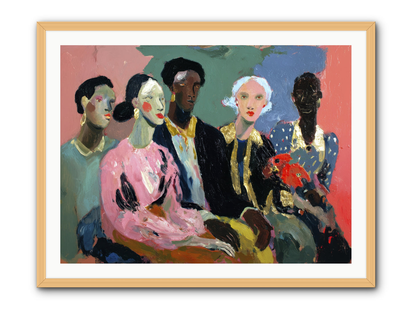 The Portrait Before -- Framed Print - Natural 40x30
