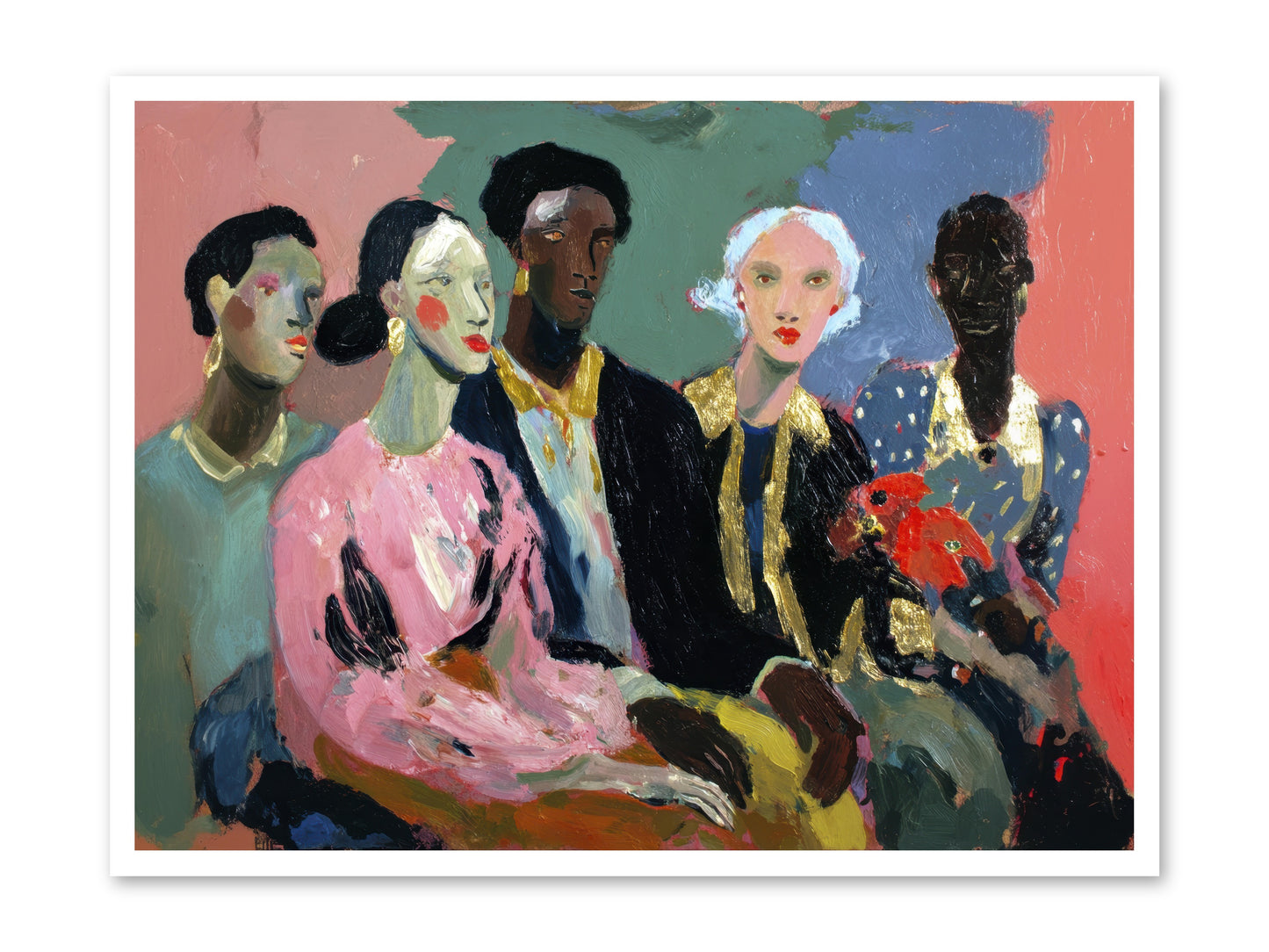 The Portrait Before -- Loose Canvas Print 40x30