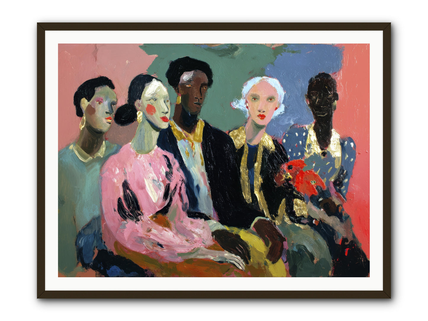 The Portrait Before -- Framed Print - Black 48x36