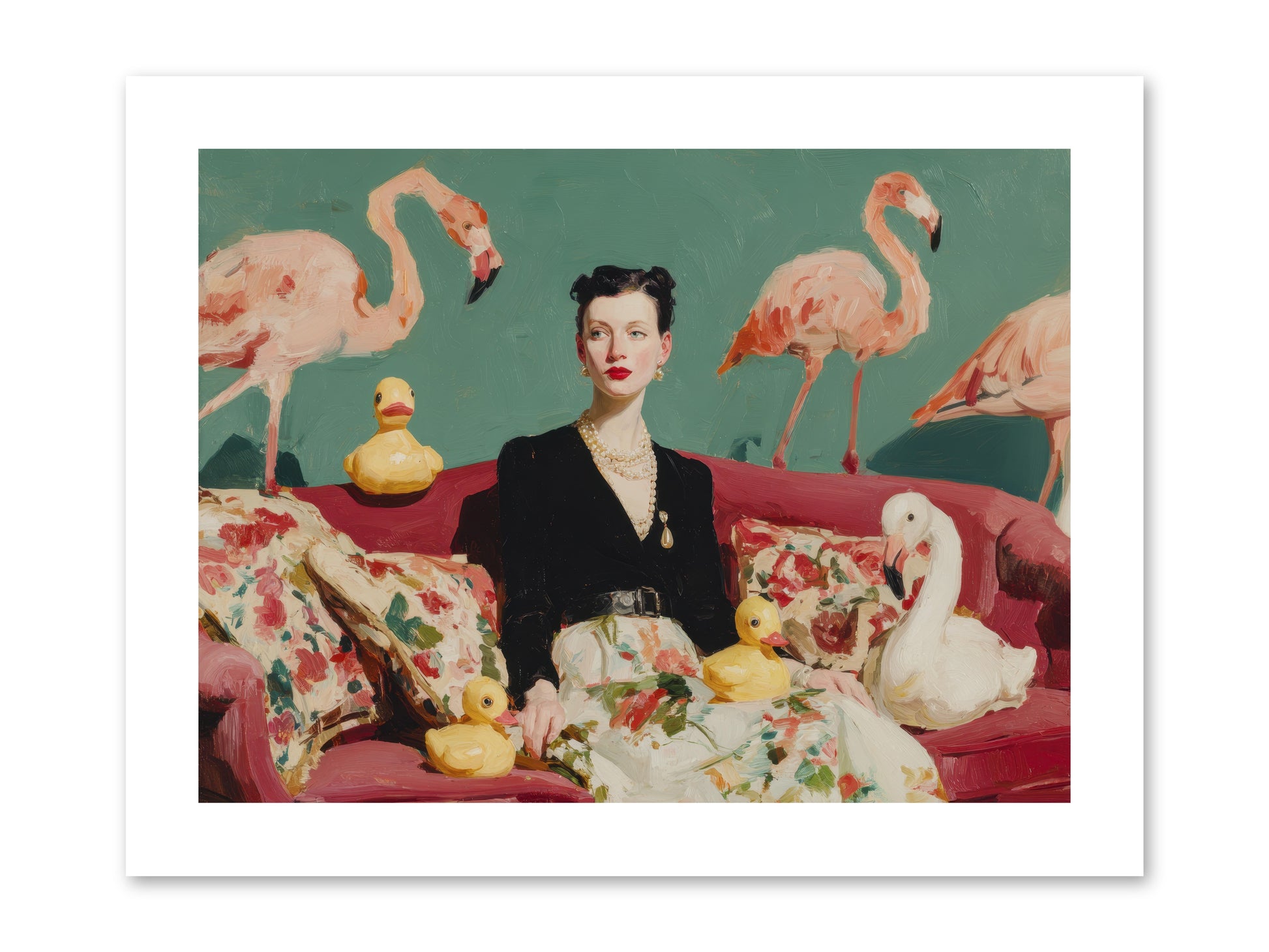 The Portraits of Politesse -- Paper Print 12x9