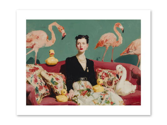 The Portraits of Politesse -- Paper Print 12x9