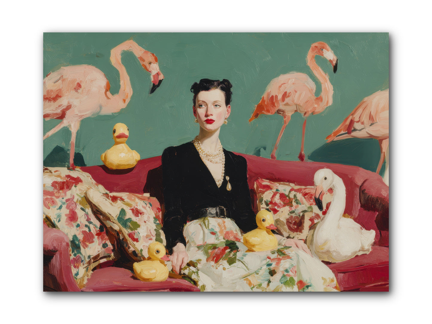 The Portraits of Politesse -- Wrapped Canvas 12x9