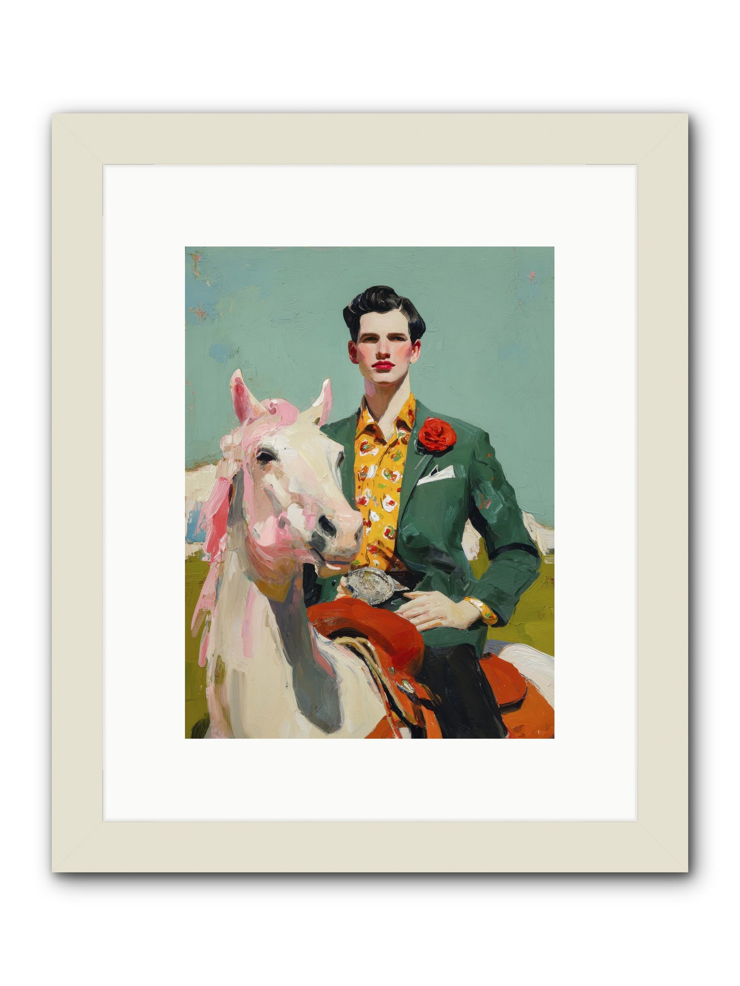 The Promise of Elsewhere -- Framed Print - White 9x12