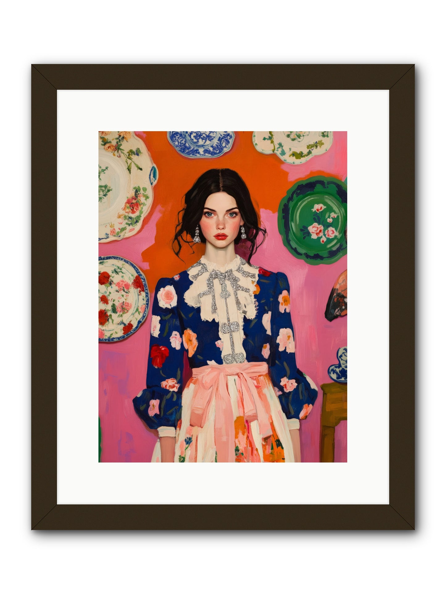 The Queen Anne SocietyRez2 -- Framed Print - Black 12x16