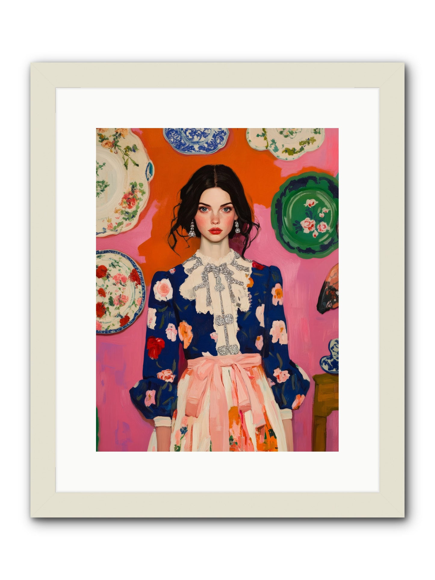 The Queen Anne SocietyRez2 -- Framed Print - White 12x16