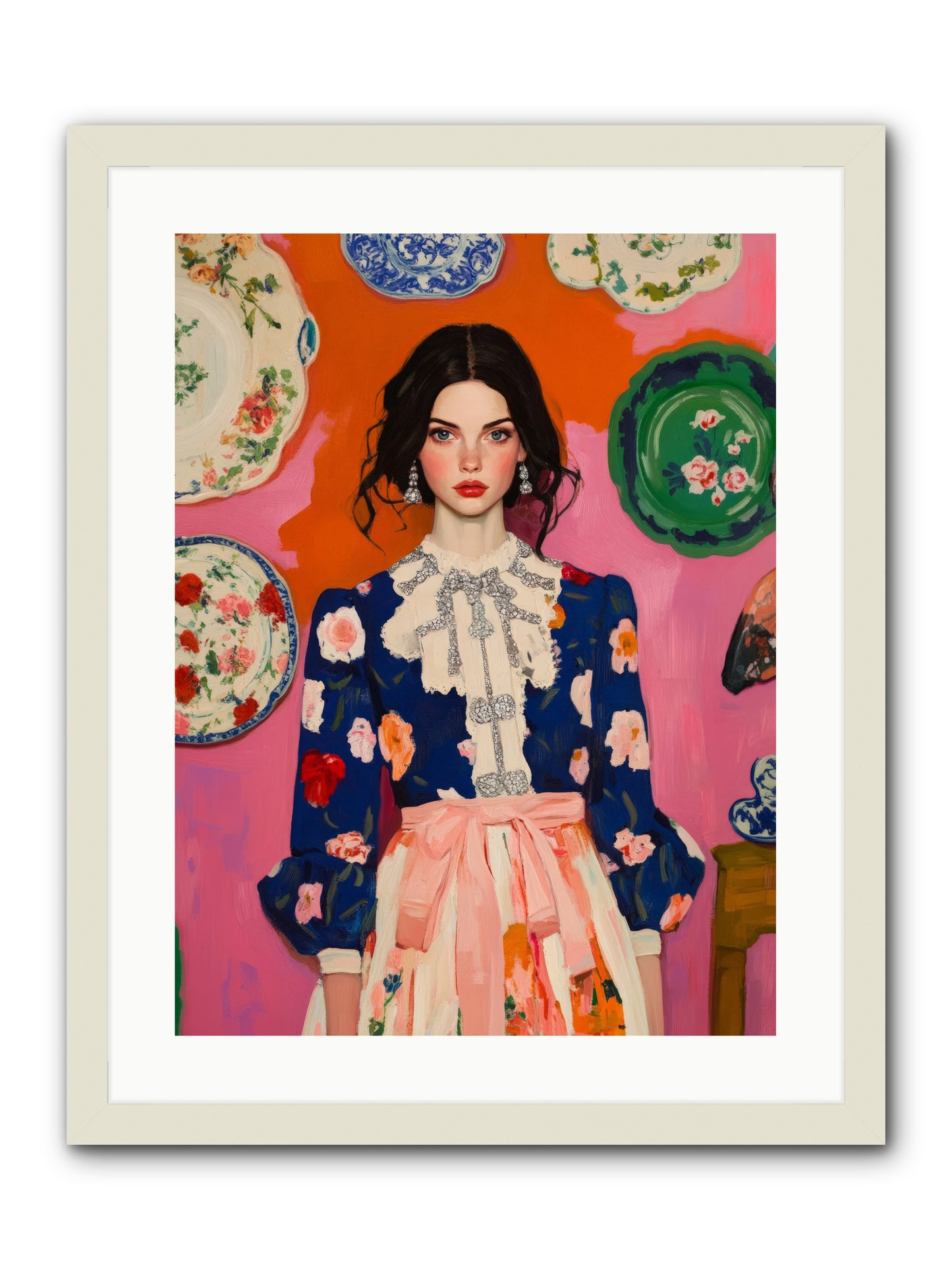 The Queen Anne SocietyRez2 -- Framed Print - White 18x24