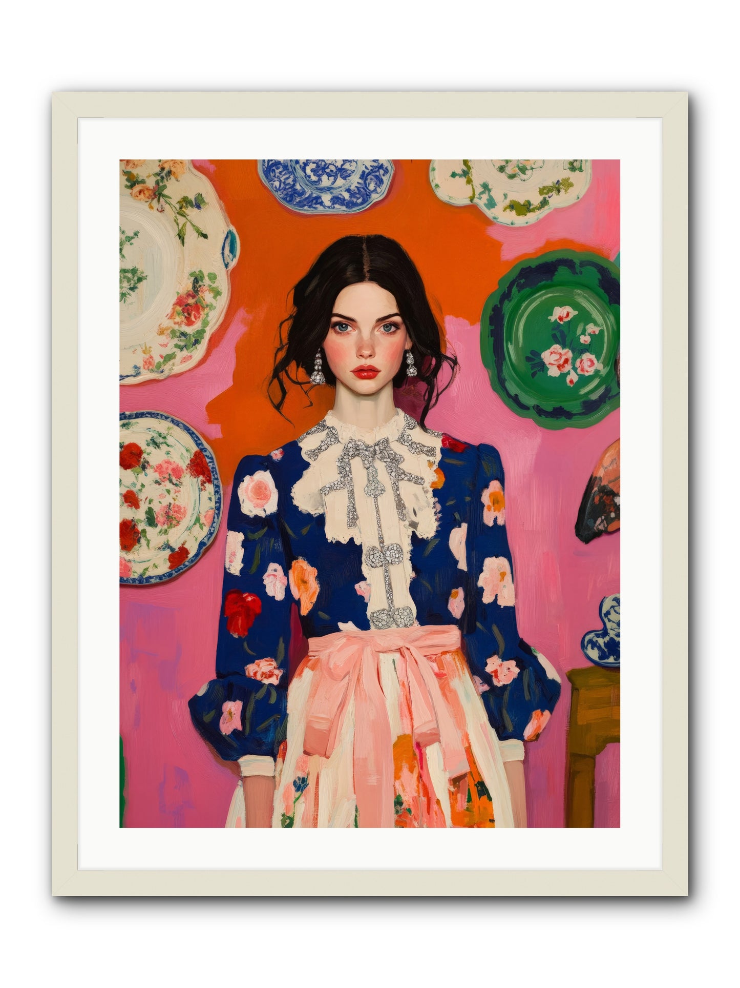 The Queen Anne SocietyRez2 -- Framed Print - White 24x32