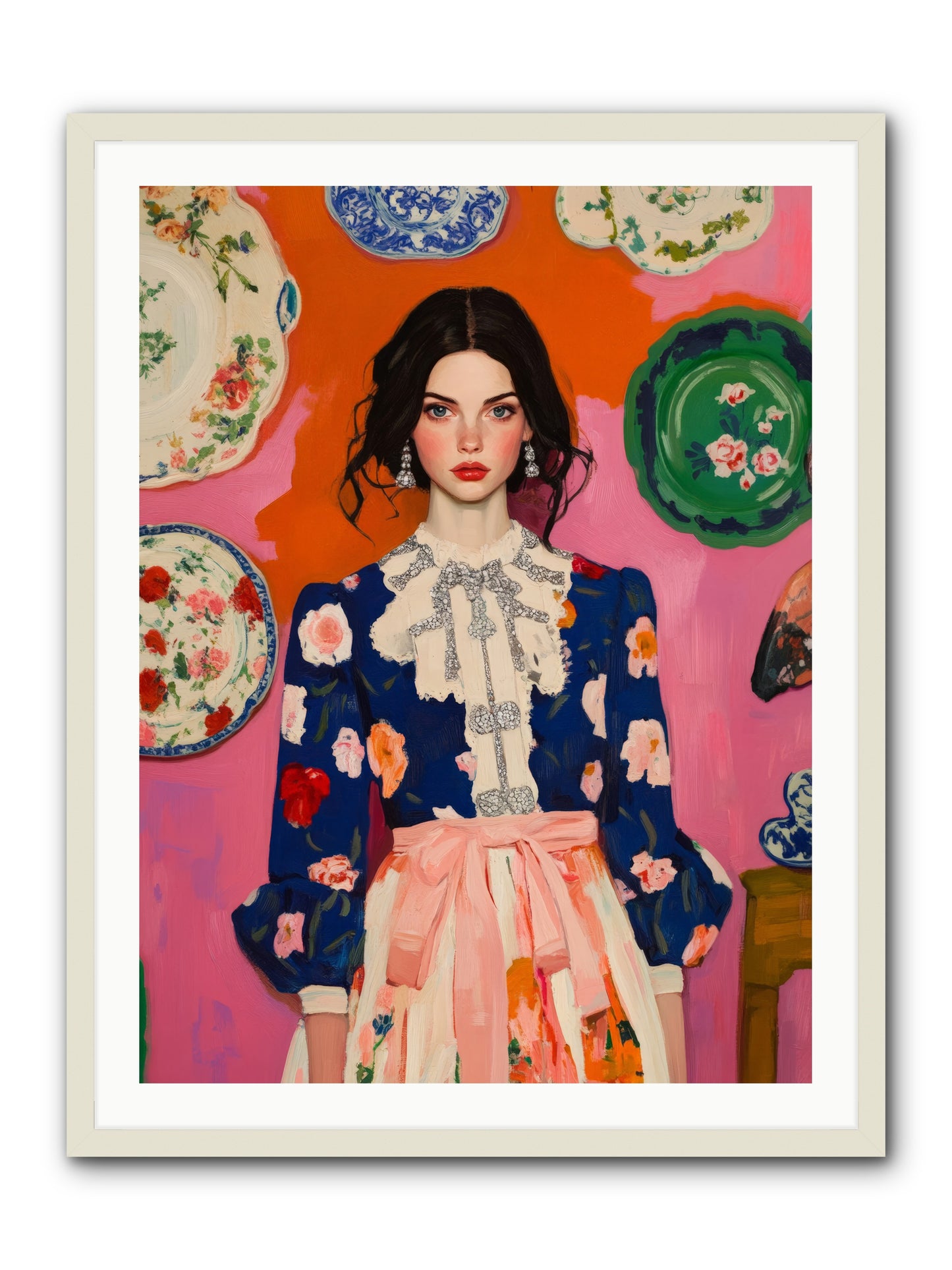 The Queen Anne SocietyRez2 -- Framed Print - White 30x40
