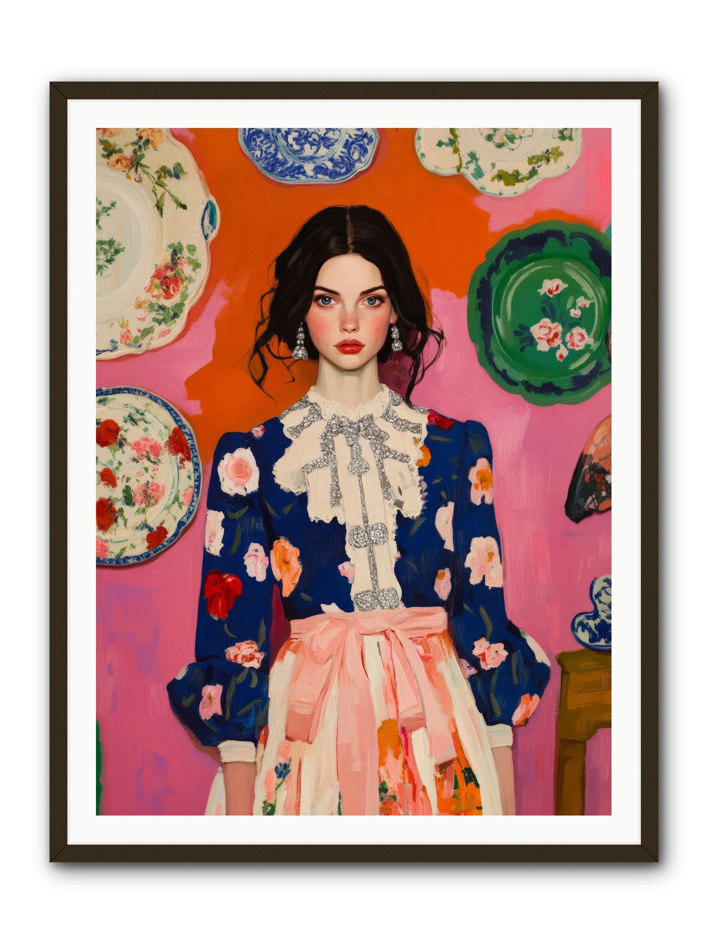 The Queen Anne SocietyRez2 -- Framed Print - Black 36x48
