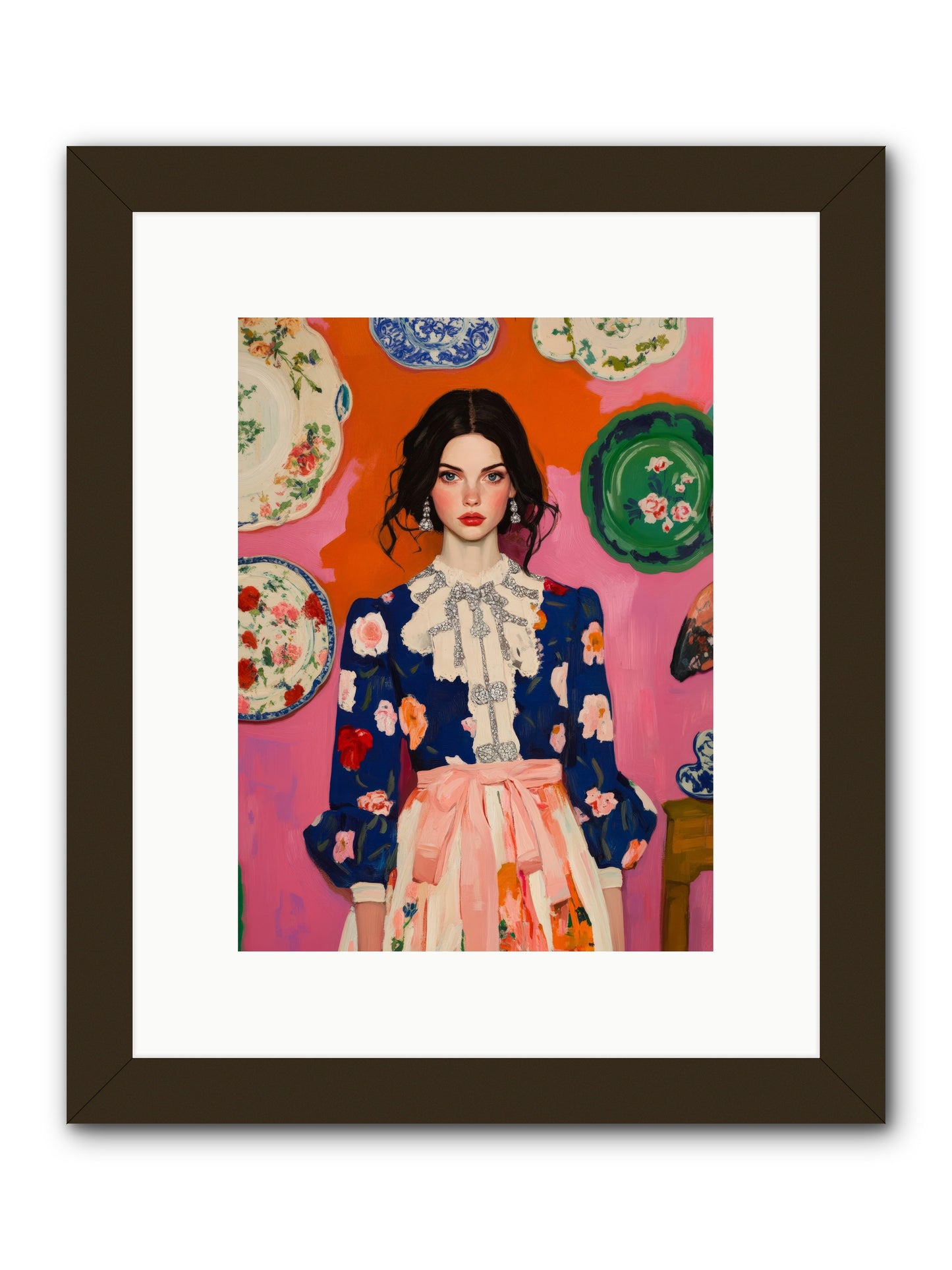 The Queen Anne SocietyRez2 -- Framed Print - Black 9x12