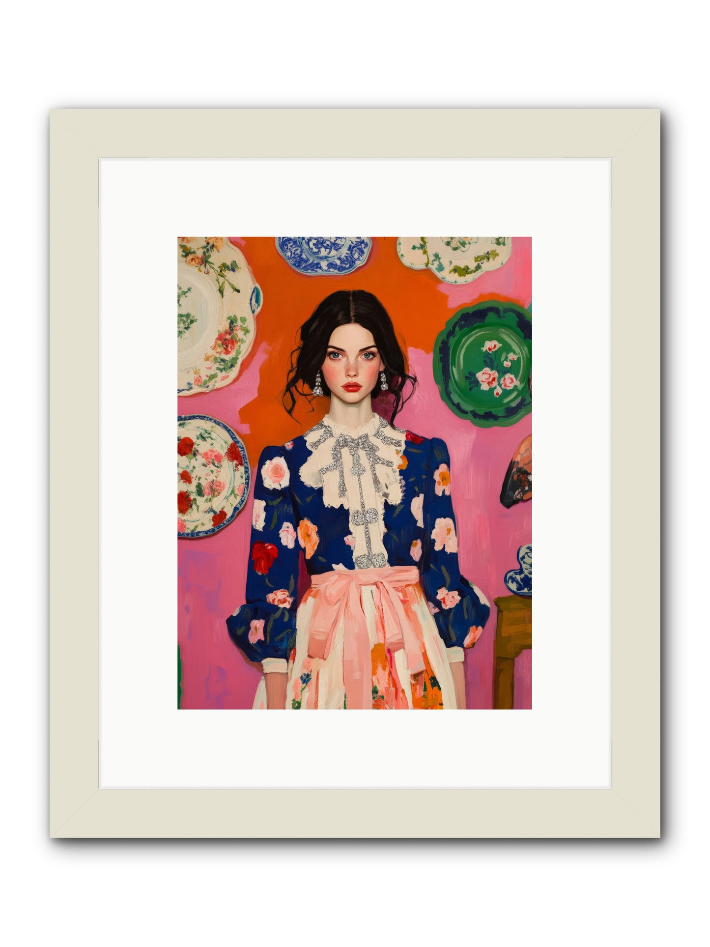 The Queen Anne SocietyRez2 -- Framed Print - White 9x12