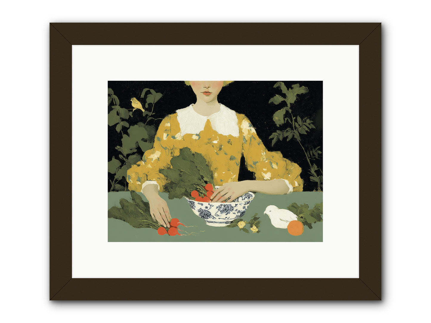 The Quiet Before -- Framed Print - Black 12x9