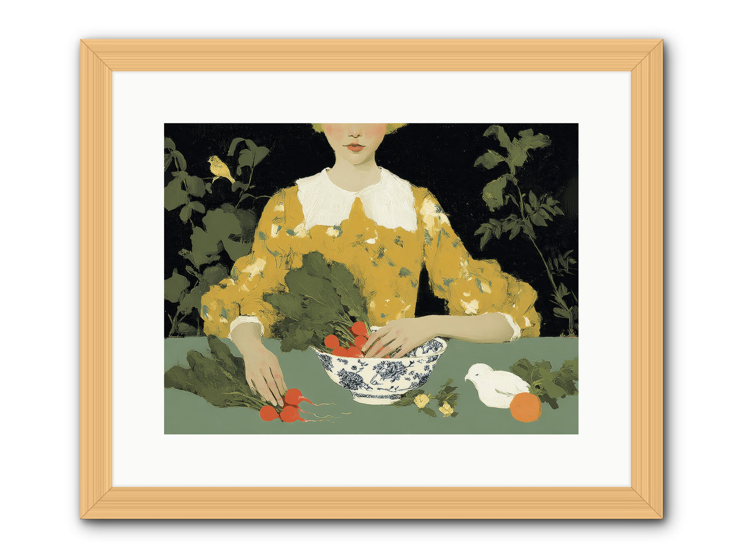 The Quiet Before -- Framed Print - Natural 16x12