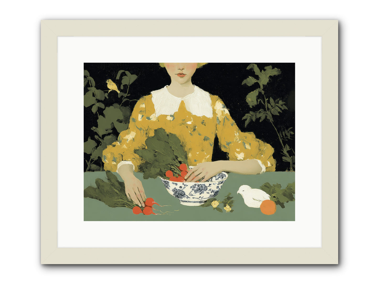 The Quiet Before -- Framed Print - White 16x12