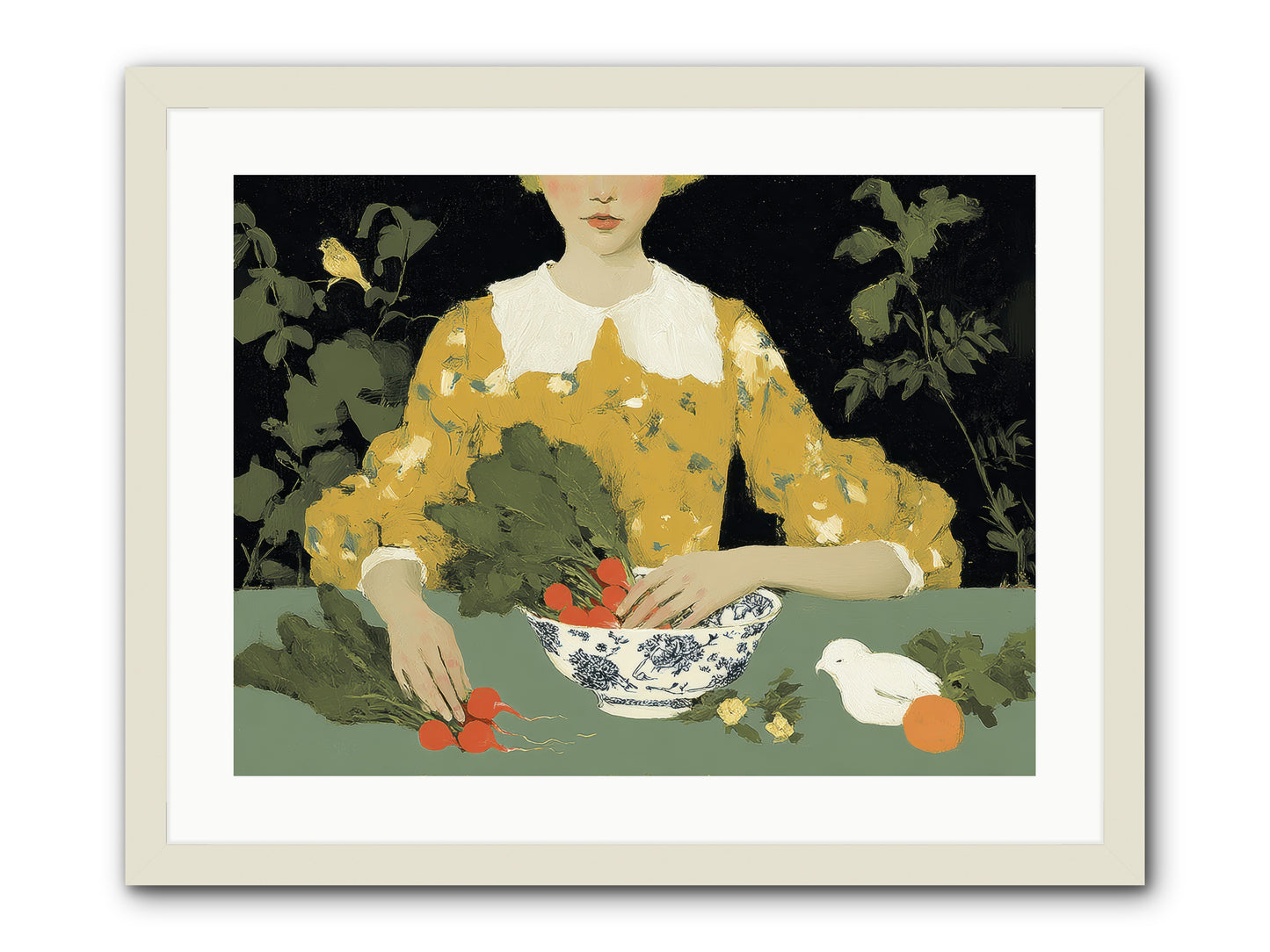The Quiet Before -- Framed Print - White 24x18