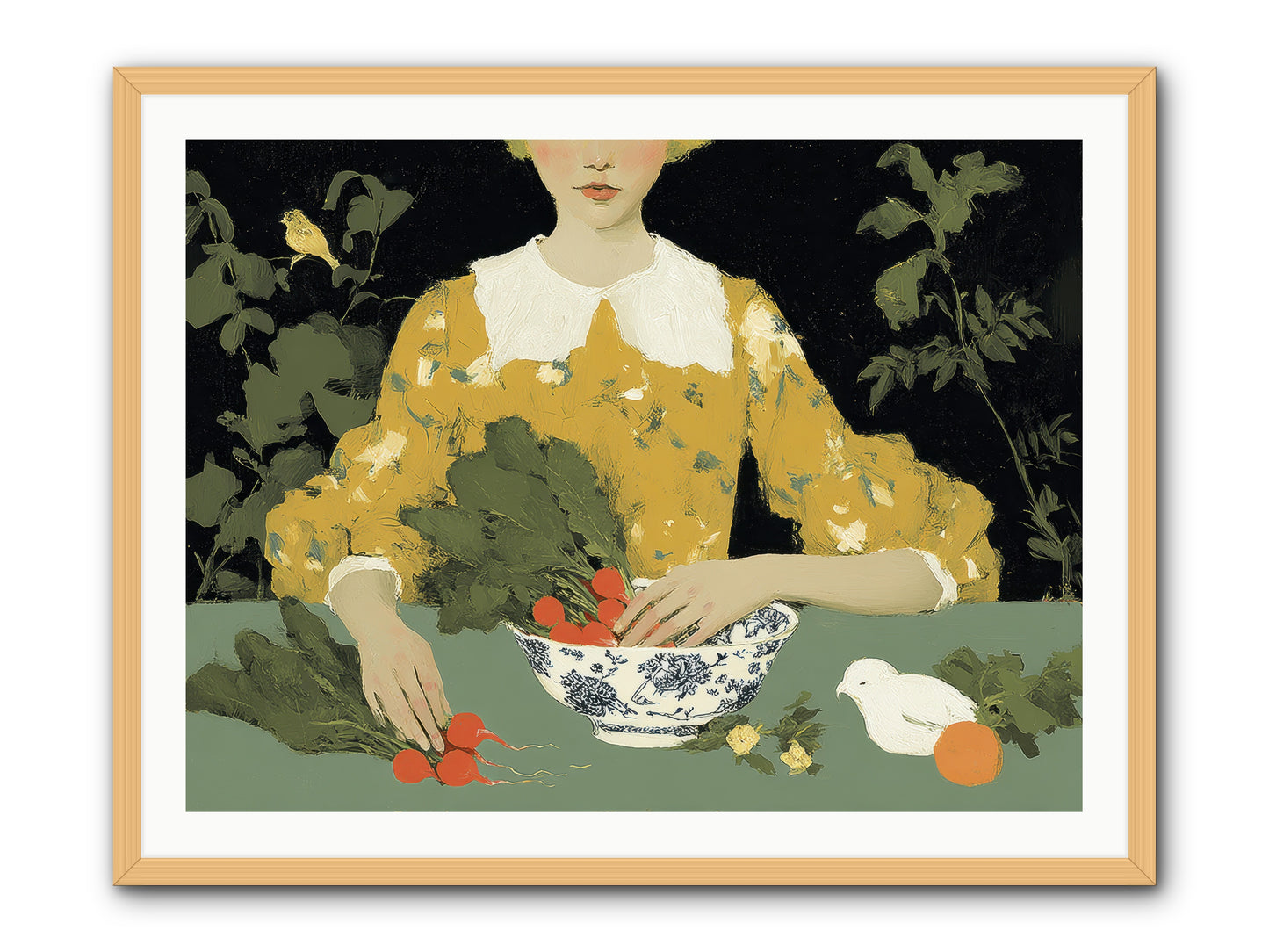 The Quiet Before -- Framed Print - Natural 40x30