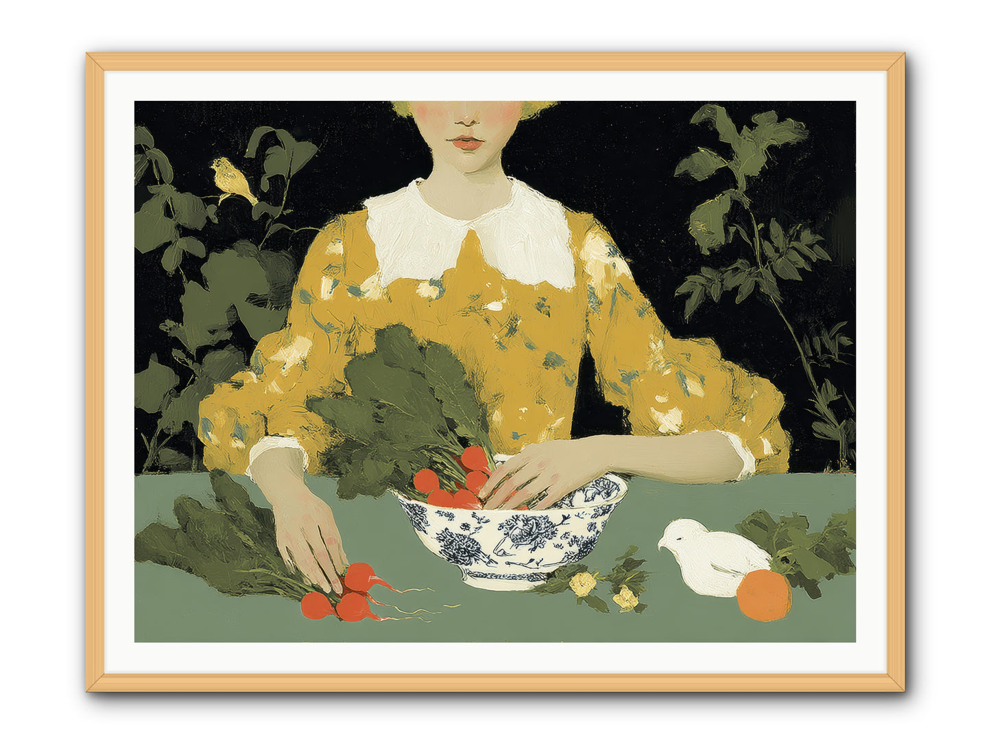 The Quiet Before -- Framed Print - Natural 48x36