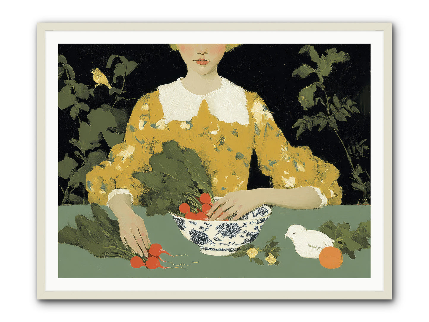 The Quiet Before -- Framed Print - White 48x36