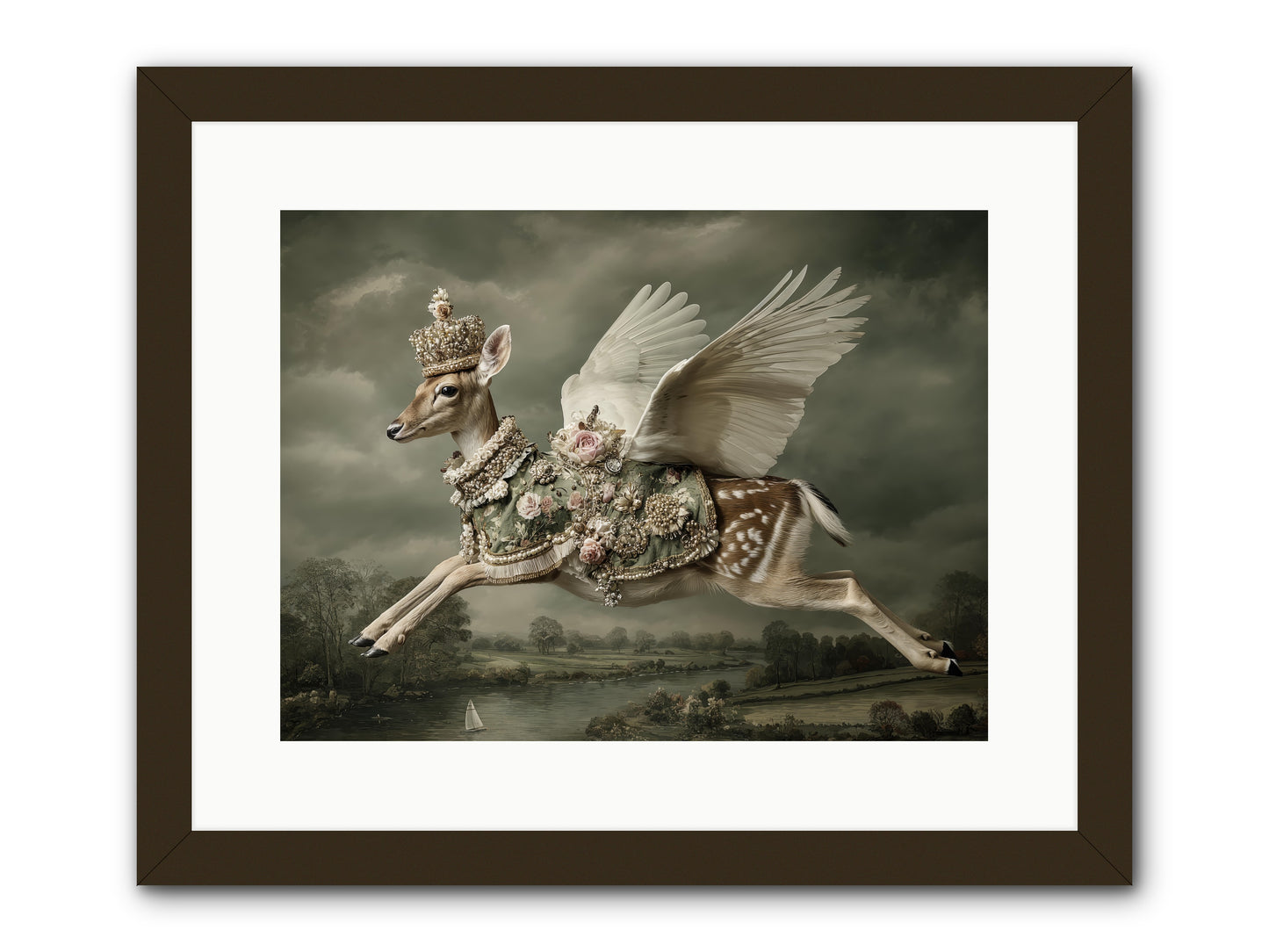 The Quiet Between Bells -- Framed Print - Black 16x12