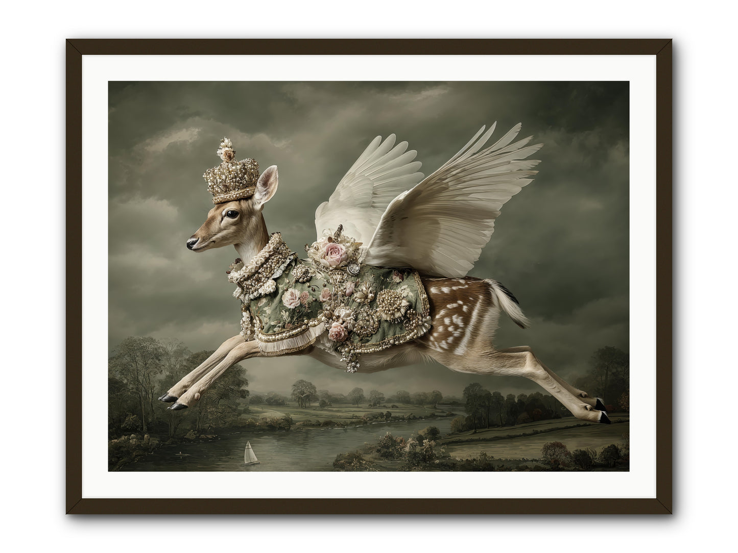 The Quiet Between Bells -- Framed Print - Black 40x30