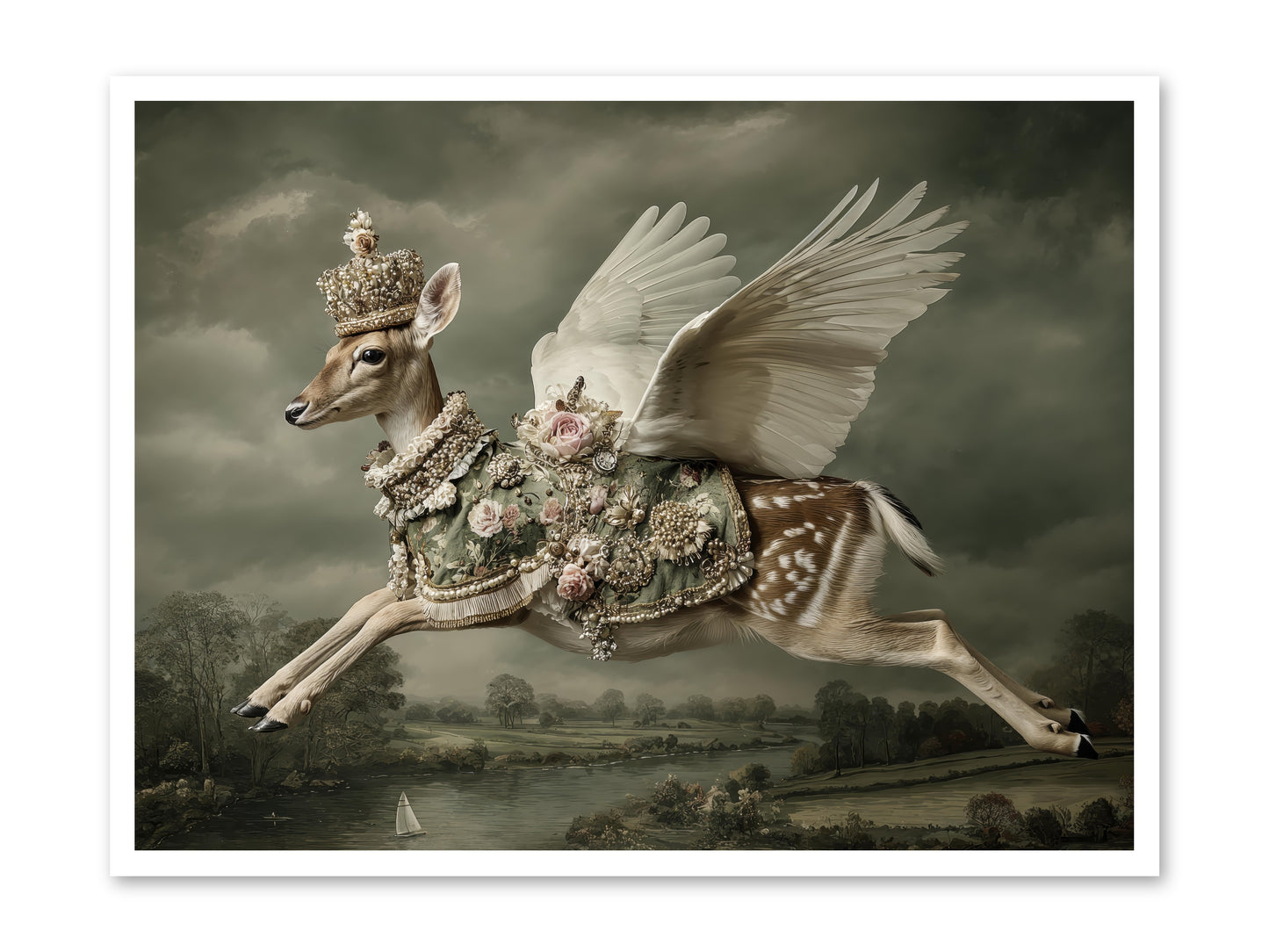 The Quiet Between Bells -- Loose Canvas Print 40x30
