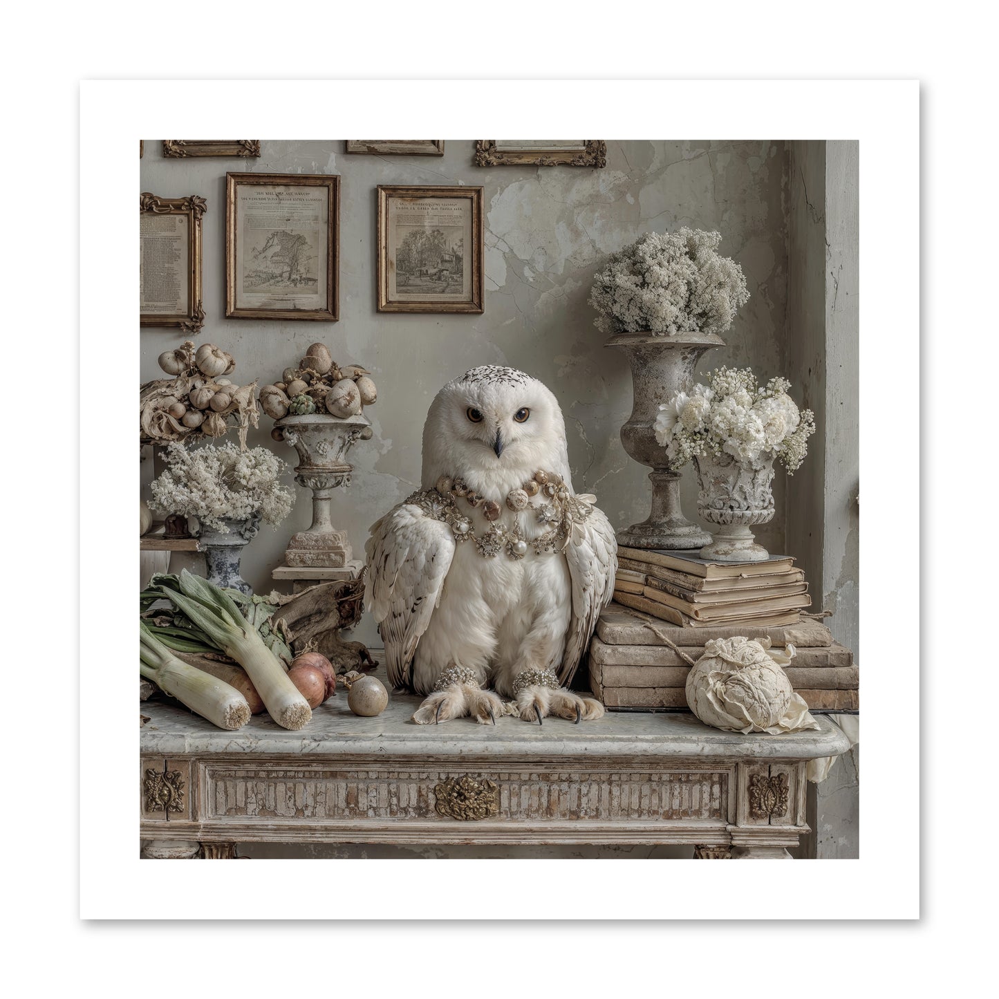 The Quiet Bloom -- Loose Canvas Print 12x12