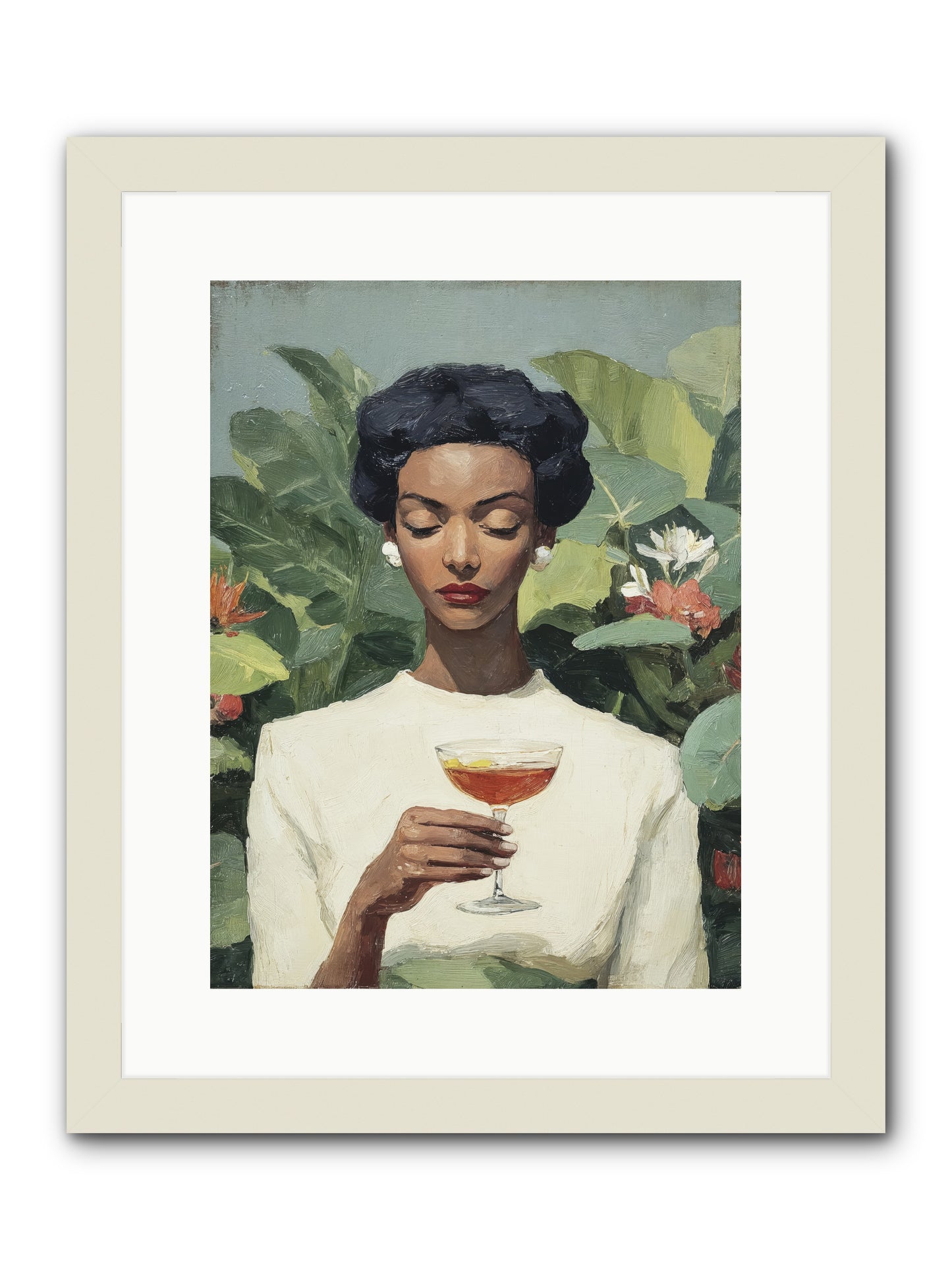 The Quiet Kind of Powerful -- Framed Print - White 12x16