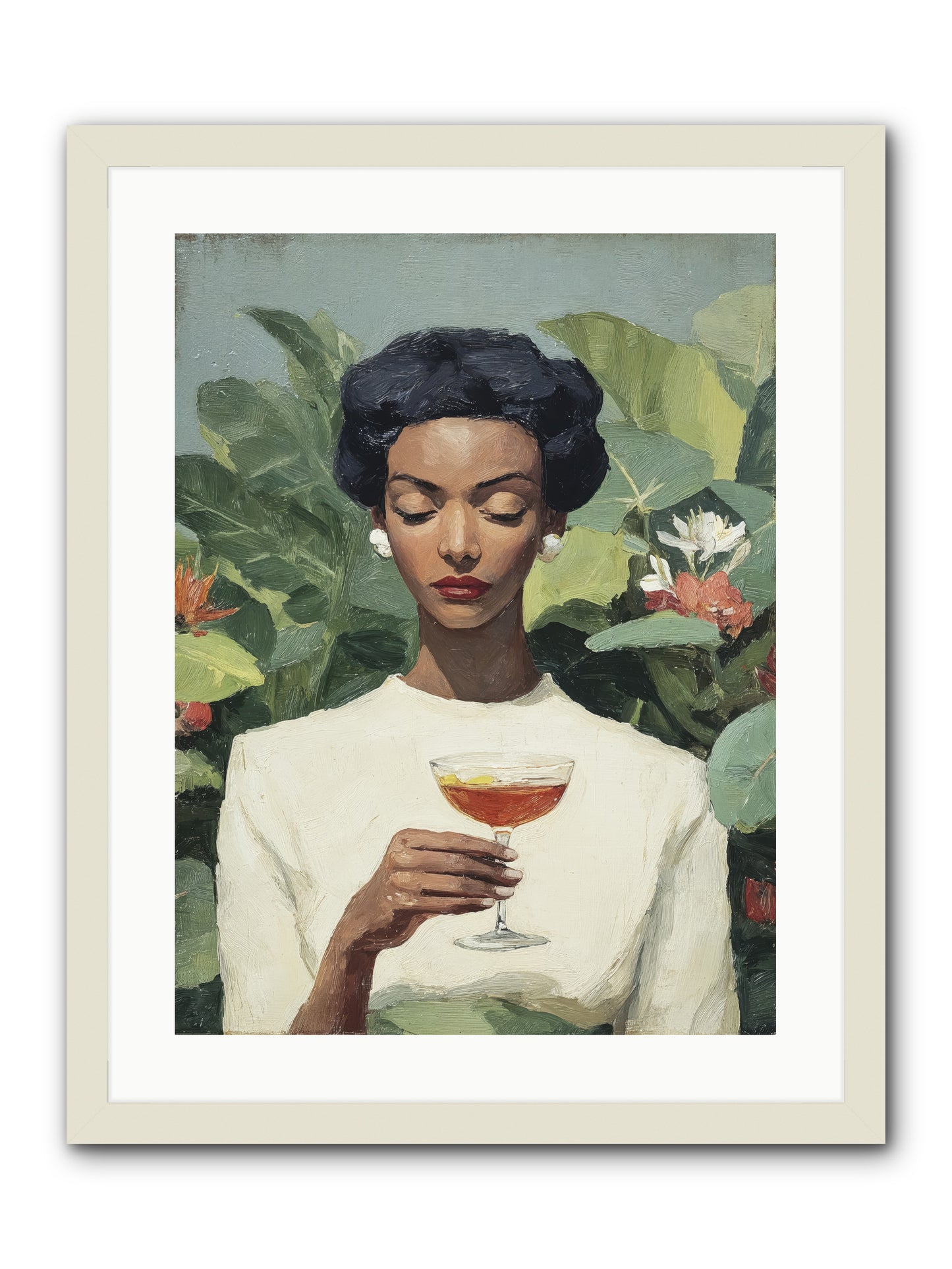 The Quiet Kind of Powerful -- Framed Print - White 18x24