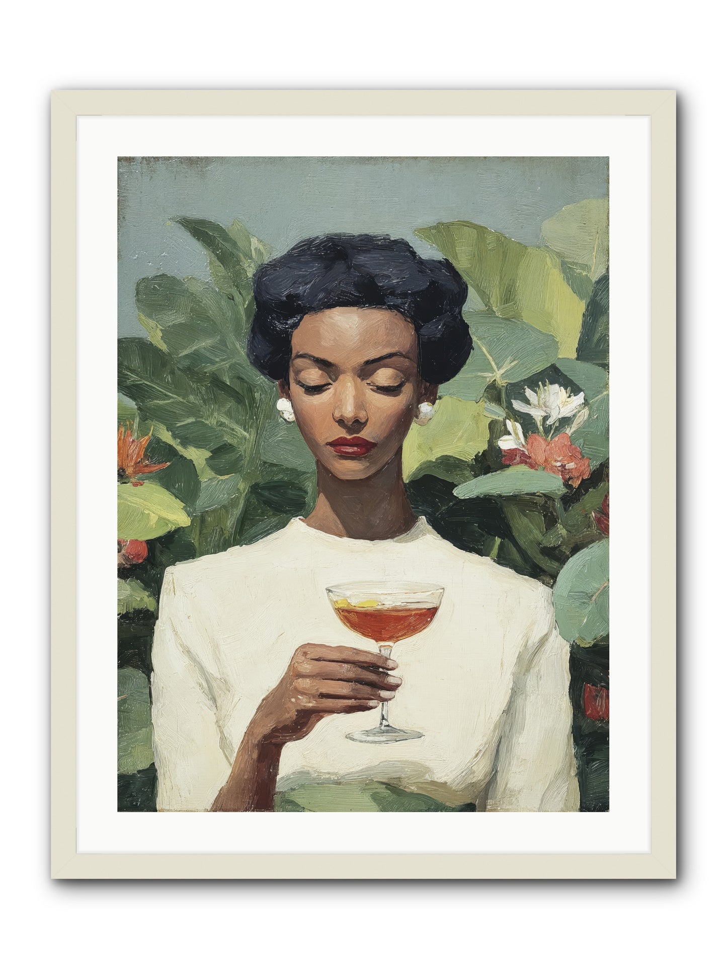 The Quiet Kind of Powerful -- Framed Print - White 24x32