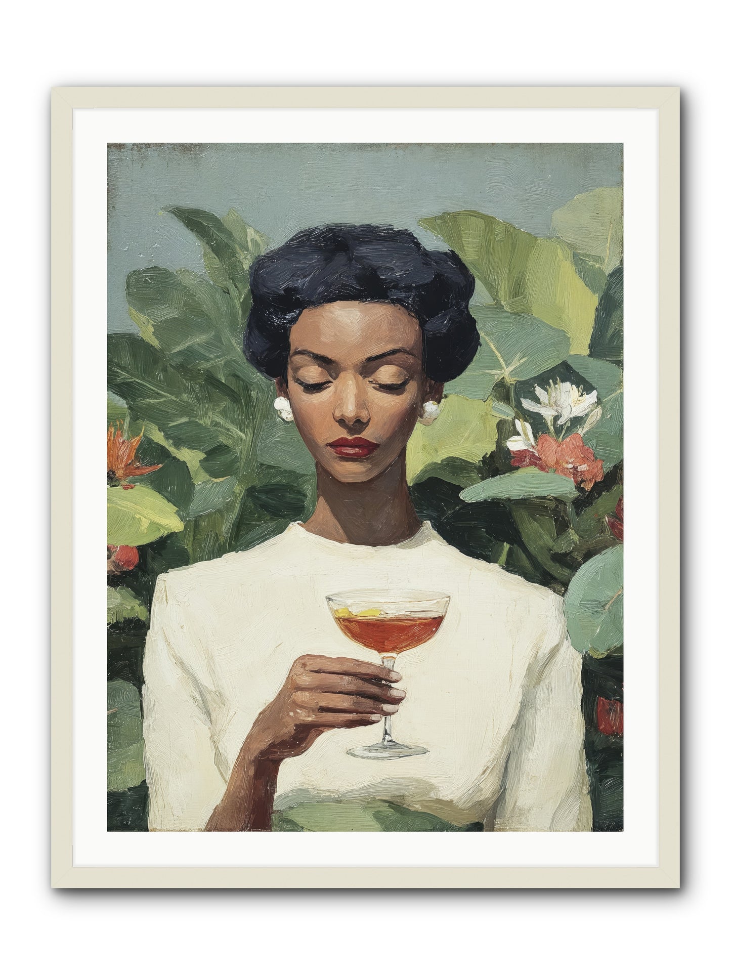 The Quiet Kind of Powerful -- Framed Print - White 30x40