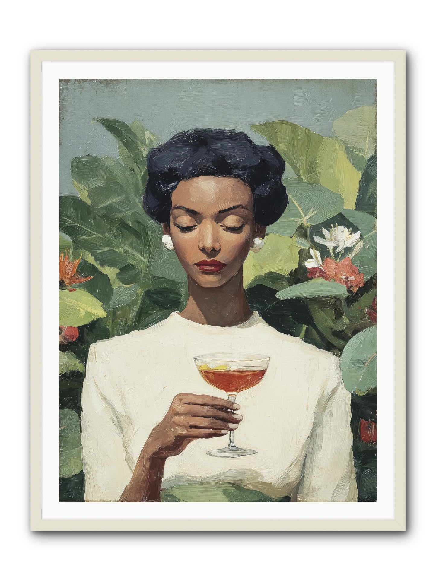 The Quiet Kind of Powerful -- Framed Print - White 36x48