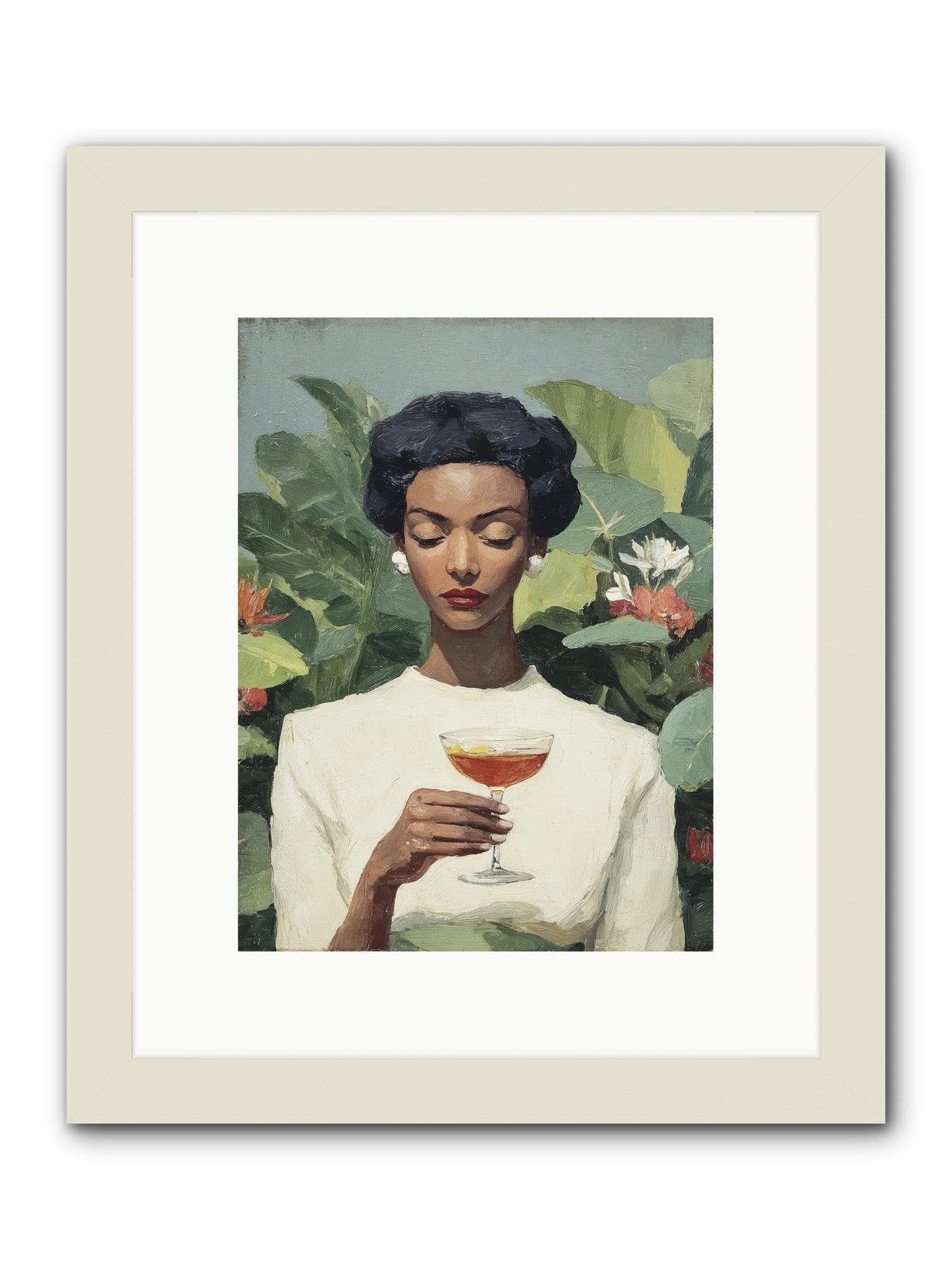 The Quiet Kind of Powerful -- Framed Print - White 9x12