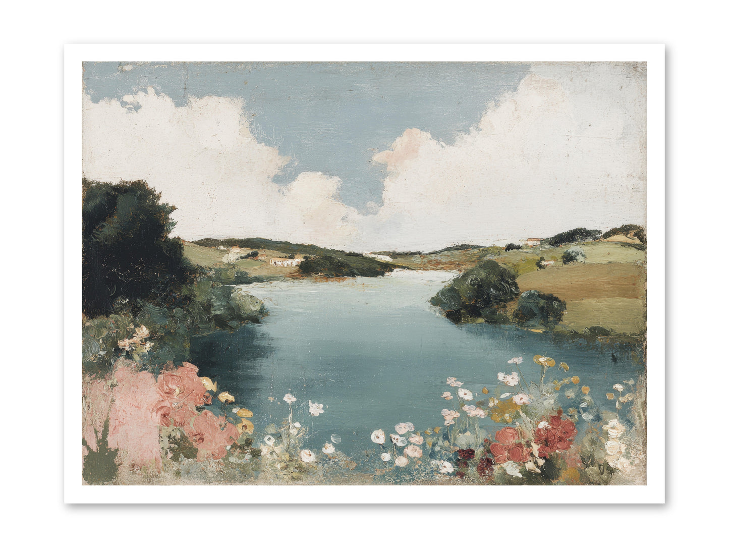 The Quiet Lake -- Paper Print 32x24