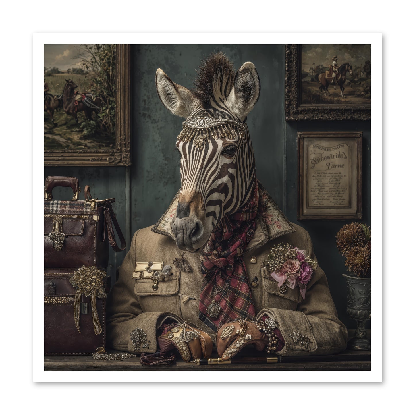 The Quiet Maps -- Paper Print 30x30